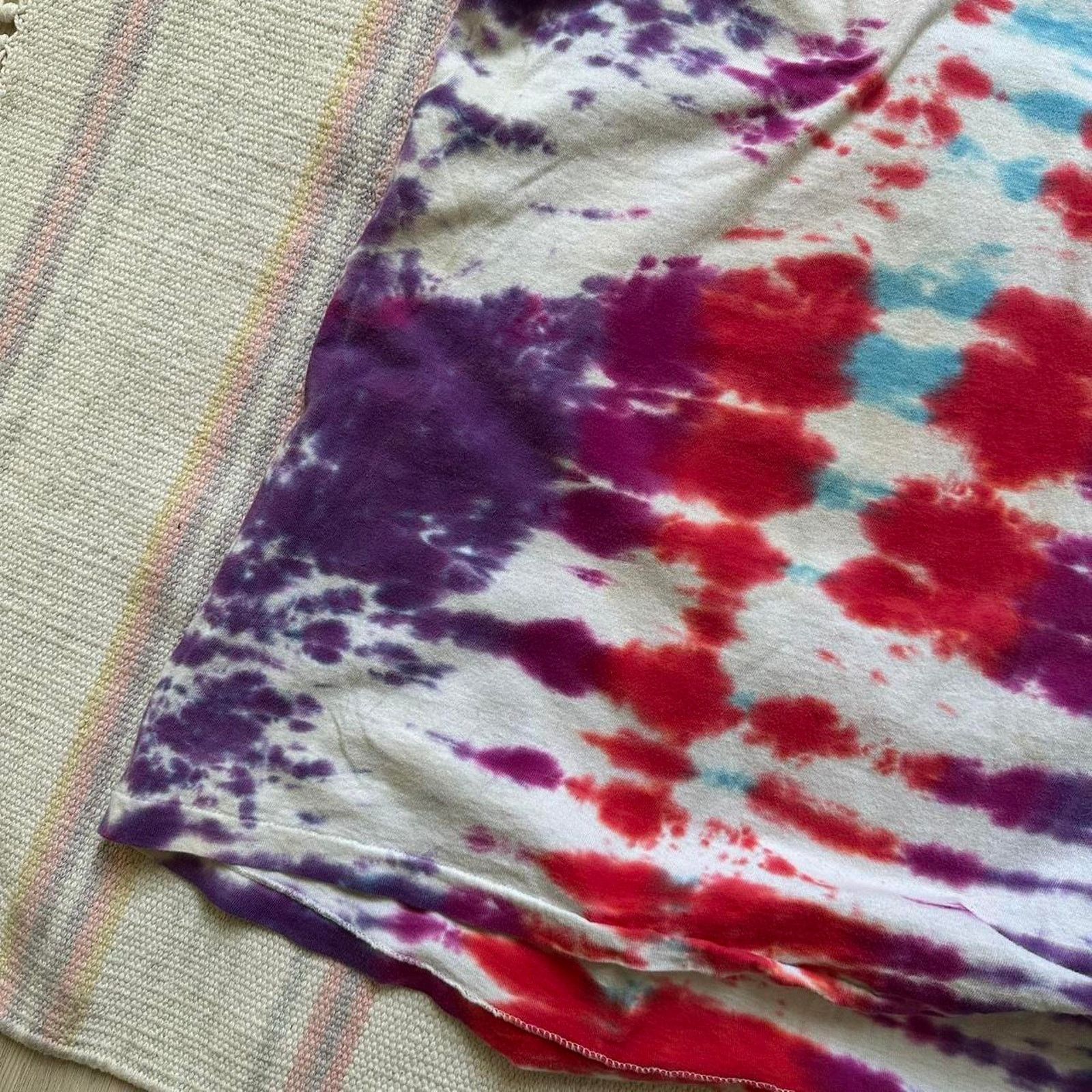 Other × Vintage ICONIC RARE VINTAGE 70S HOCKEY PEACE LOVE TIE DYE SHIRT Size US XL / EU 56 / 4 - 3 Thumbnail