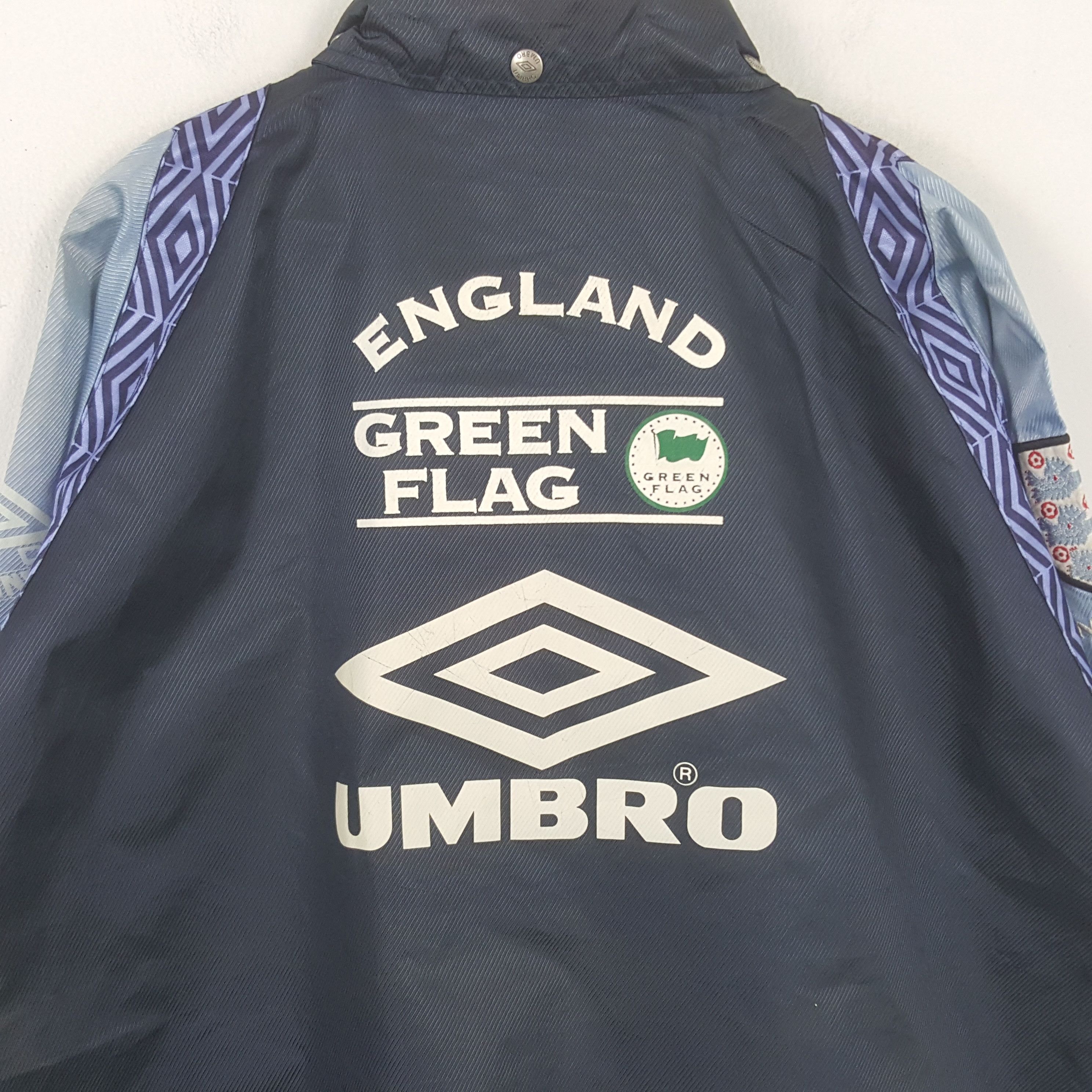 Umbro Vintage Umbro England FC Windbreaker Jacket RR6 Size US XXL / EU 58 / 5 - 2 Thumbnail