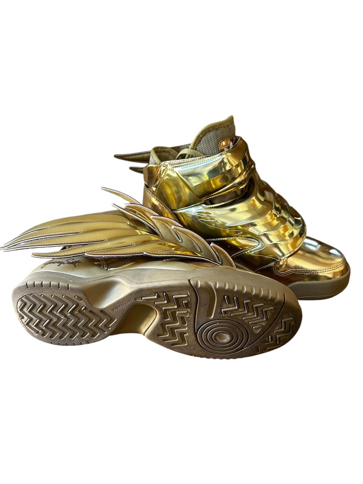 Adidas × Jeremy Scott Adidas JS 3.0 Gold Wings 2009 Size US 9 / EU 42 - 11 Thumbnail