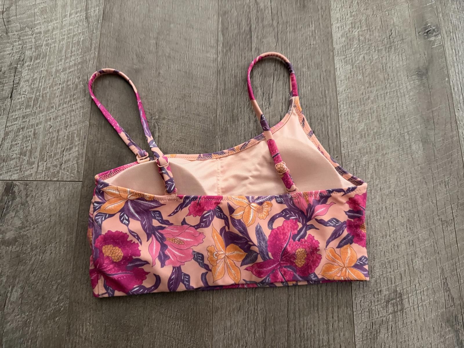 Old Navy Old Navy Floral Bikini Swim Top Size ONE SIZE - 2 Thumbnail
