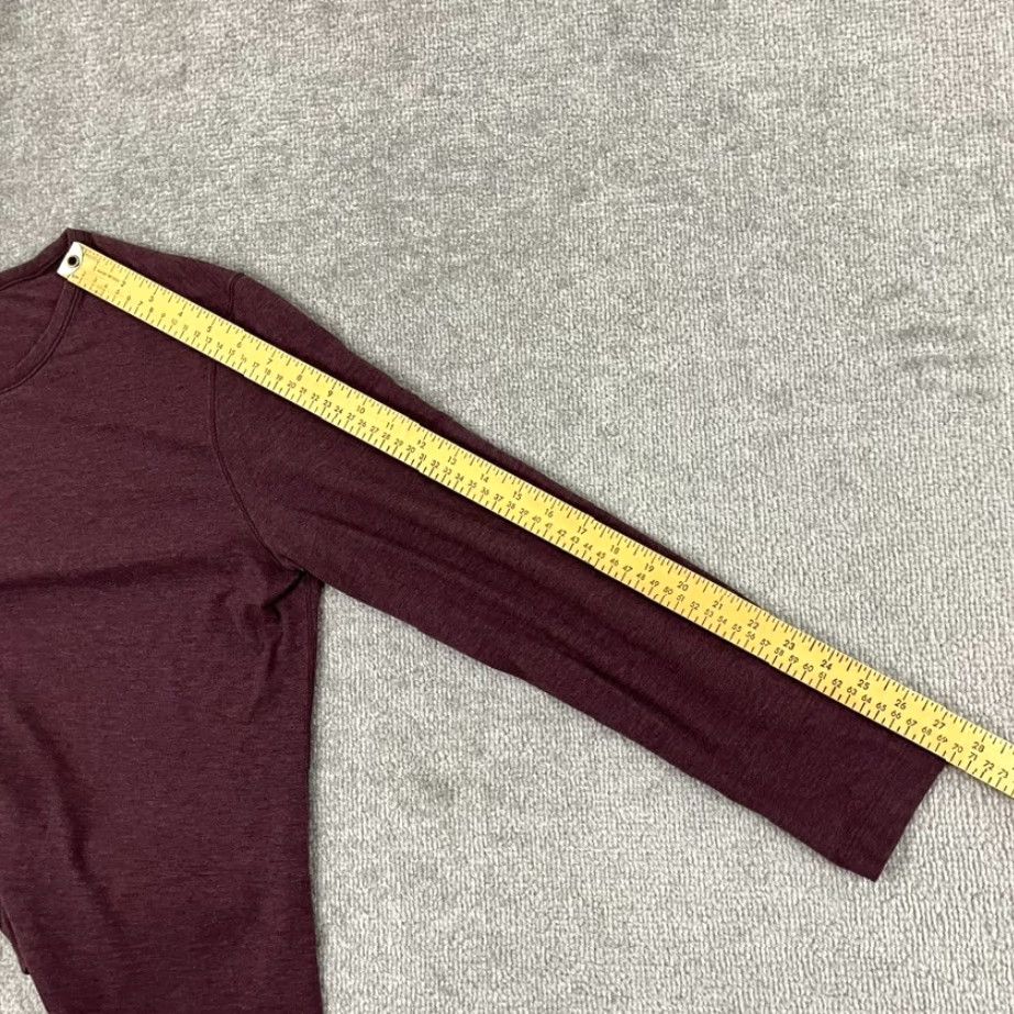 Lululemon Lululemon Shirt Women Regular Size 8 Light Maroon Red Long Sleeve Crewneck Athleisure Nike? Size M / US 6-8 / IT 42-44 - 6 Thumbnail