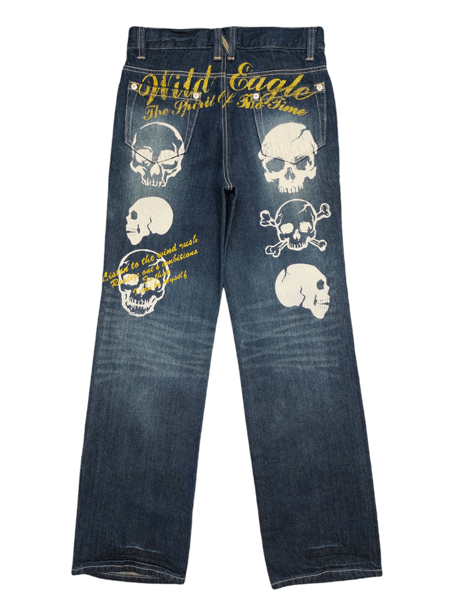 Undercover Undercover skulls button archive denim jeans | Grailed