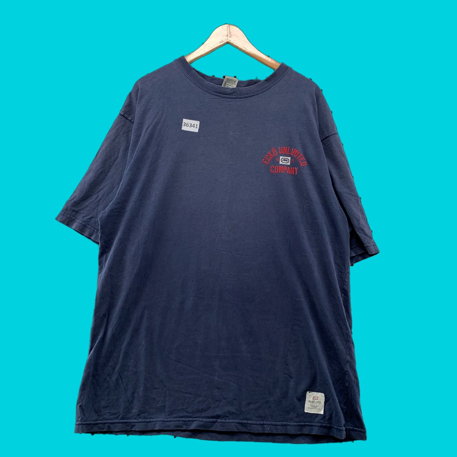 Ecko Unltd. VINTAGE Ecko Shirt Mens 2XL T-Shirt Blue Rhino Logo Short Sleeve Hip Hop Size US XXL / EU 58 / 5 - 1 Thumbnail