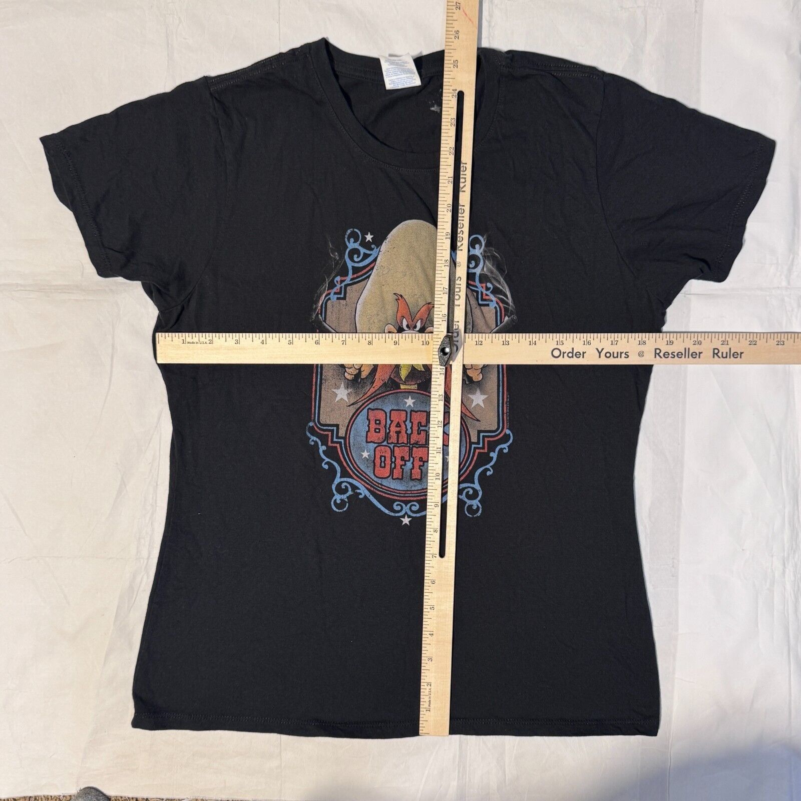 Other Looney Tunes Yosemite Sam Back Off! Y2K Top Womens Tshirt - Size L / US 10 / IT 46 - 3 Thumbnail