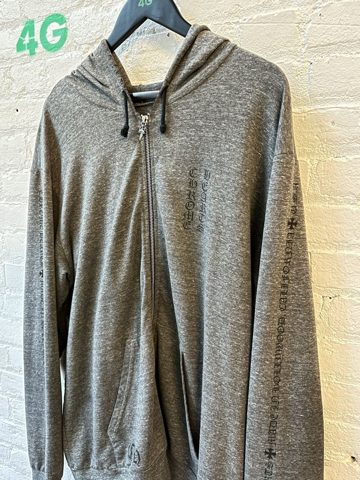 Chrome Hearts CHROME HEARTS VINTAGE GREY PRINTED ZIP UP Size US L / EU 52-54 / 3 - 3 Thumbnail