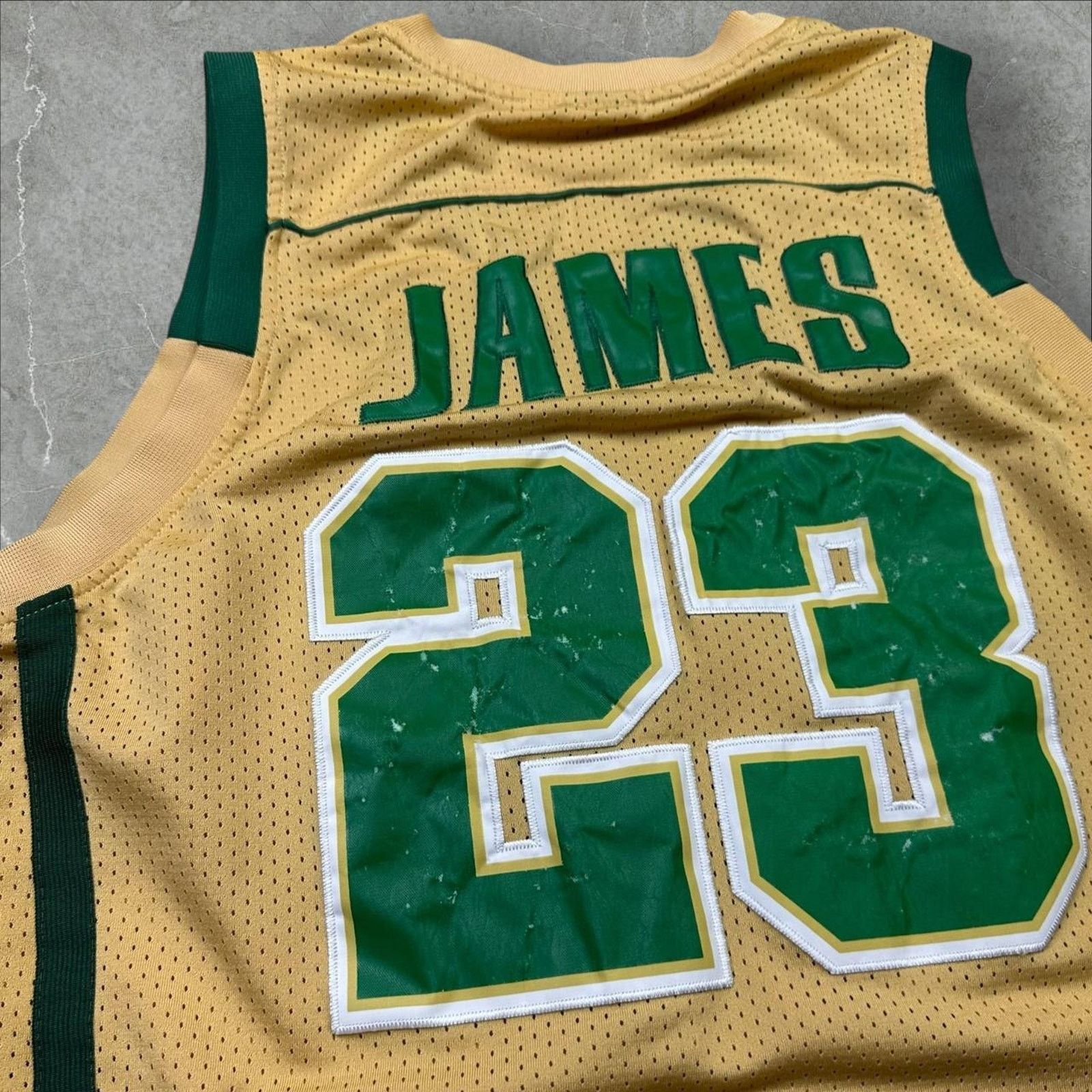 Nike Nike Lebron James Highschool Irish Jersey LARGE Size US XL / EU 56 / 4 - 4 Thumbnail