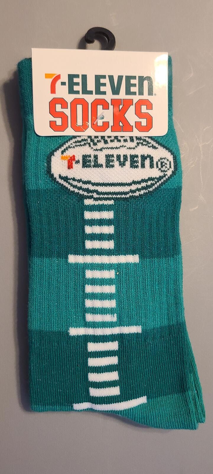 Other 7-Eleven Branded Socks in Teal with Logo Design Size ONE SIZE - 1 Preview