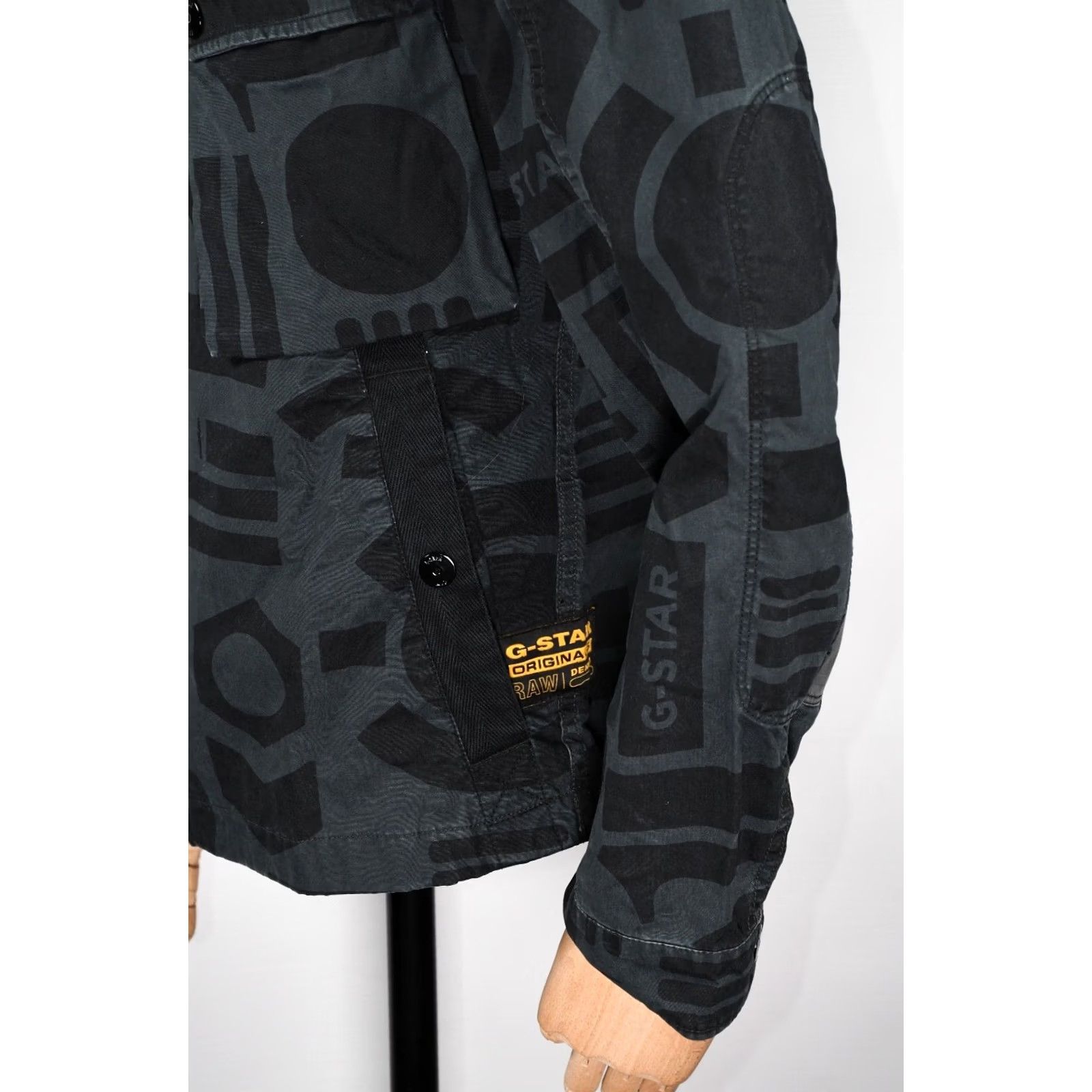 G-Star G-Star RAW UTILITY HDD JACKET M Gray Canvas Hooded Jacket Mens Regular Size M Size US M / EU 48-50 / 2 - 4 Thumbnail
