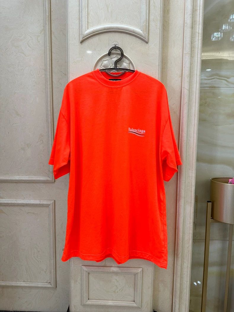 Balenciaga Orange Coke Short Sleeve Tee M - dmc
