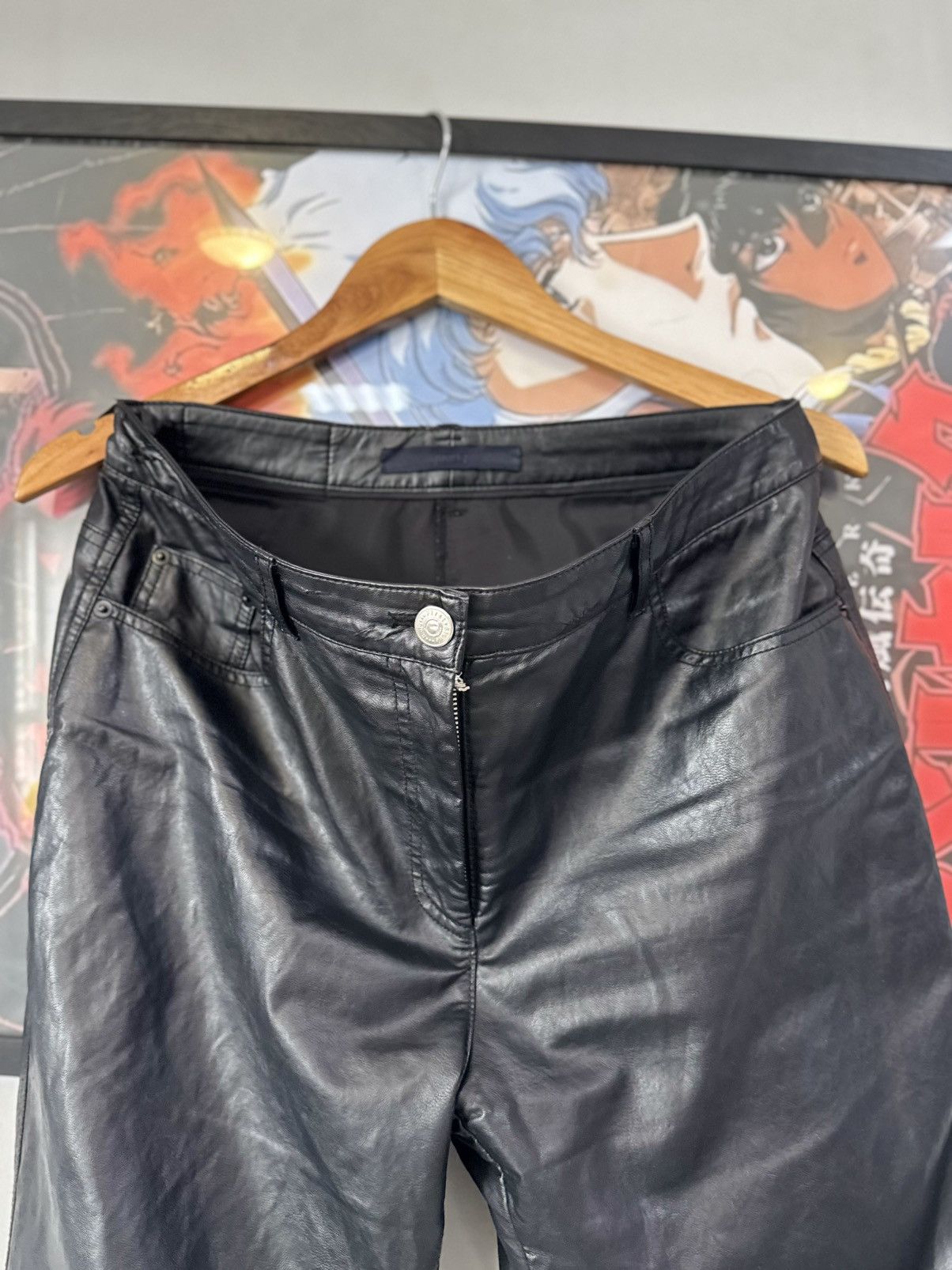 Juun.J Very crazy Juun.J Pants Leather Jeans Size US 28 / EU 44 - 2 Thumbnail