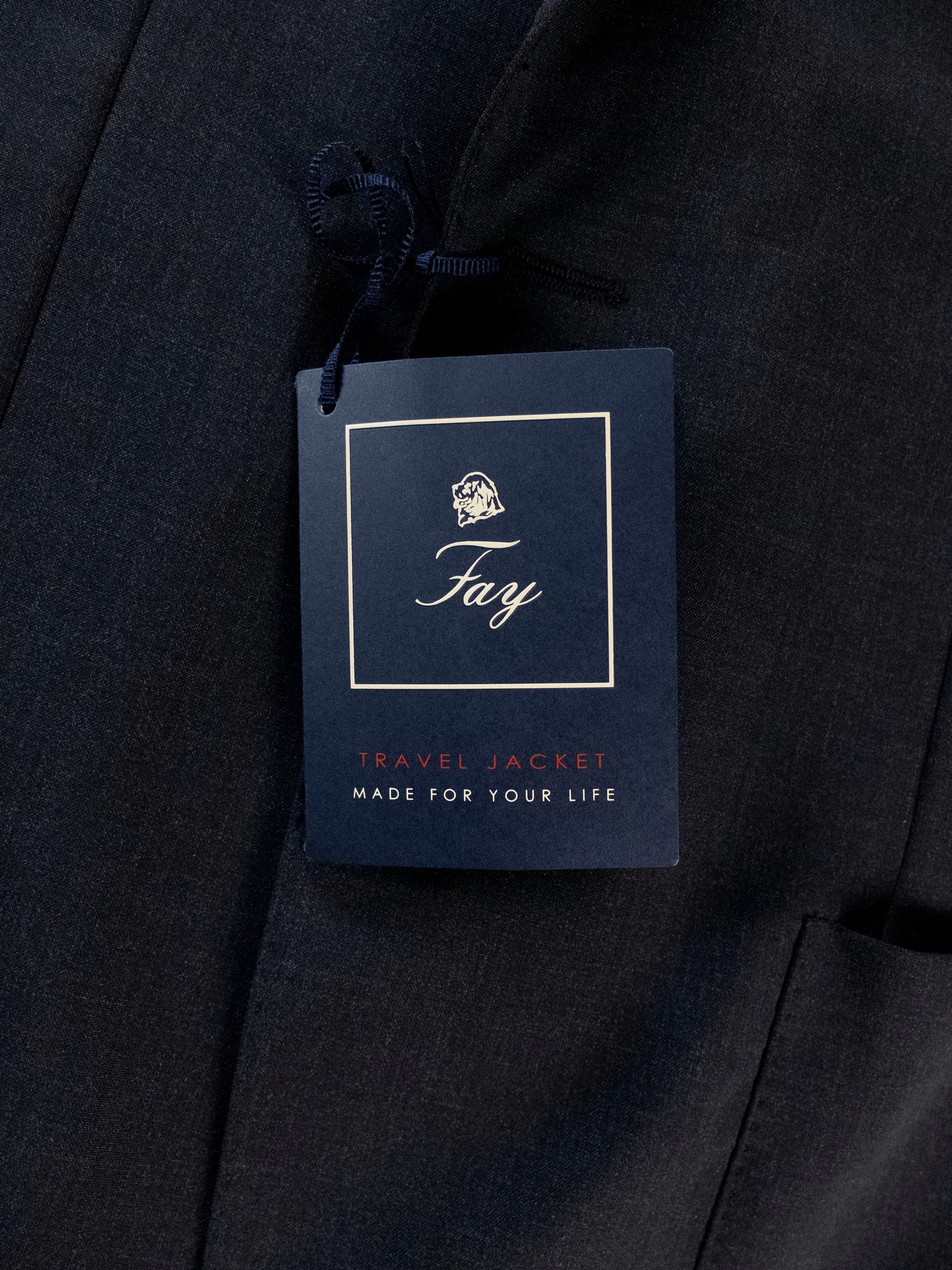 Fay FAY dark gray wool Travel blazer jacket Size 40 US / 50 IT Size 40R - 5 Thumbnail