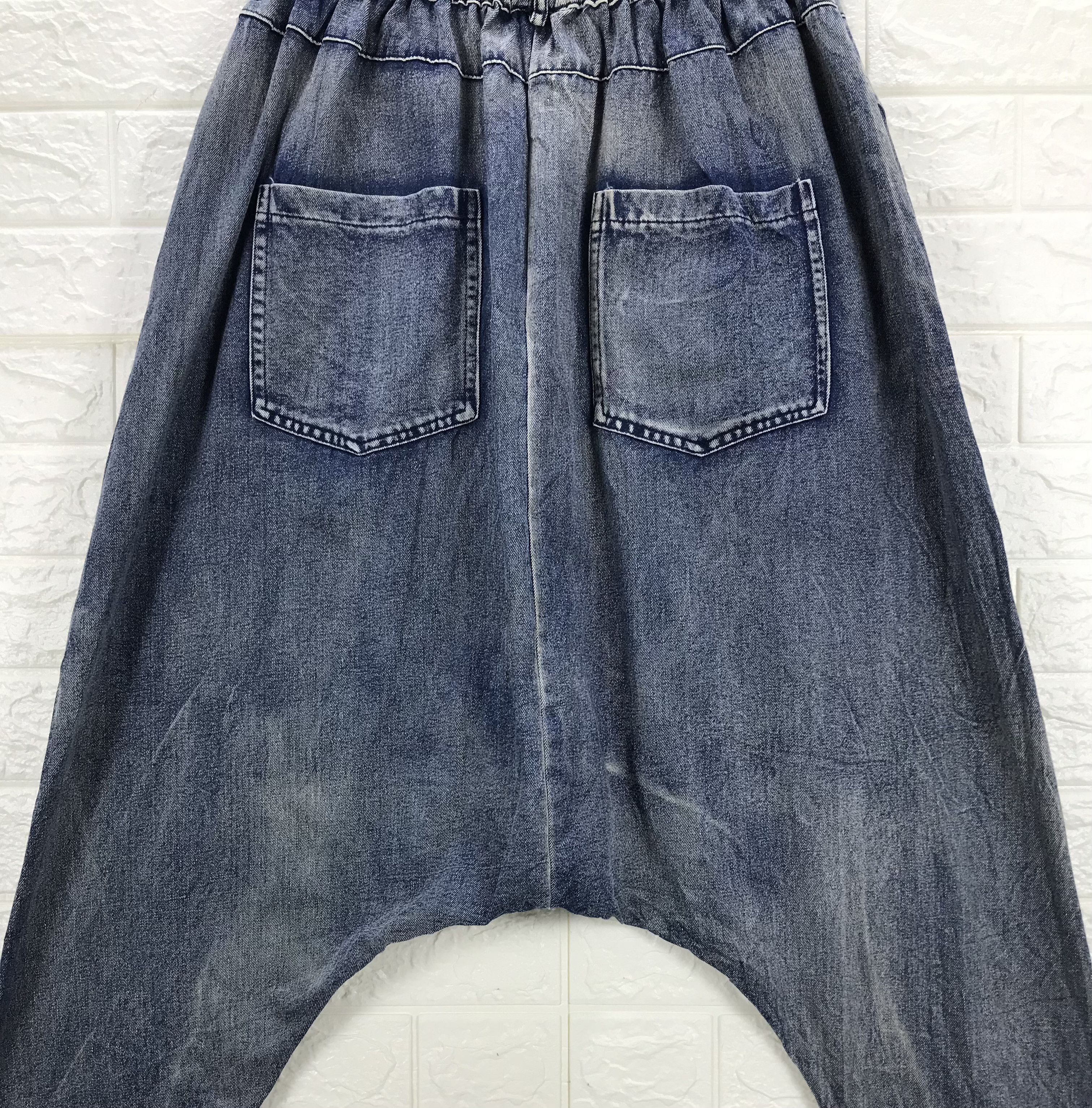 Beauty Beast Embroidered Roses Japanese Cropped Jeans Size US 32 / EU 48 - 7 Thumbnail