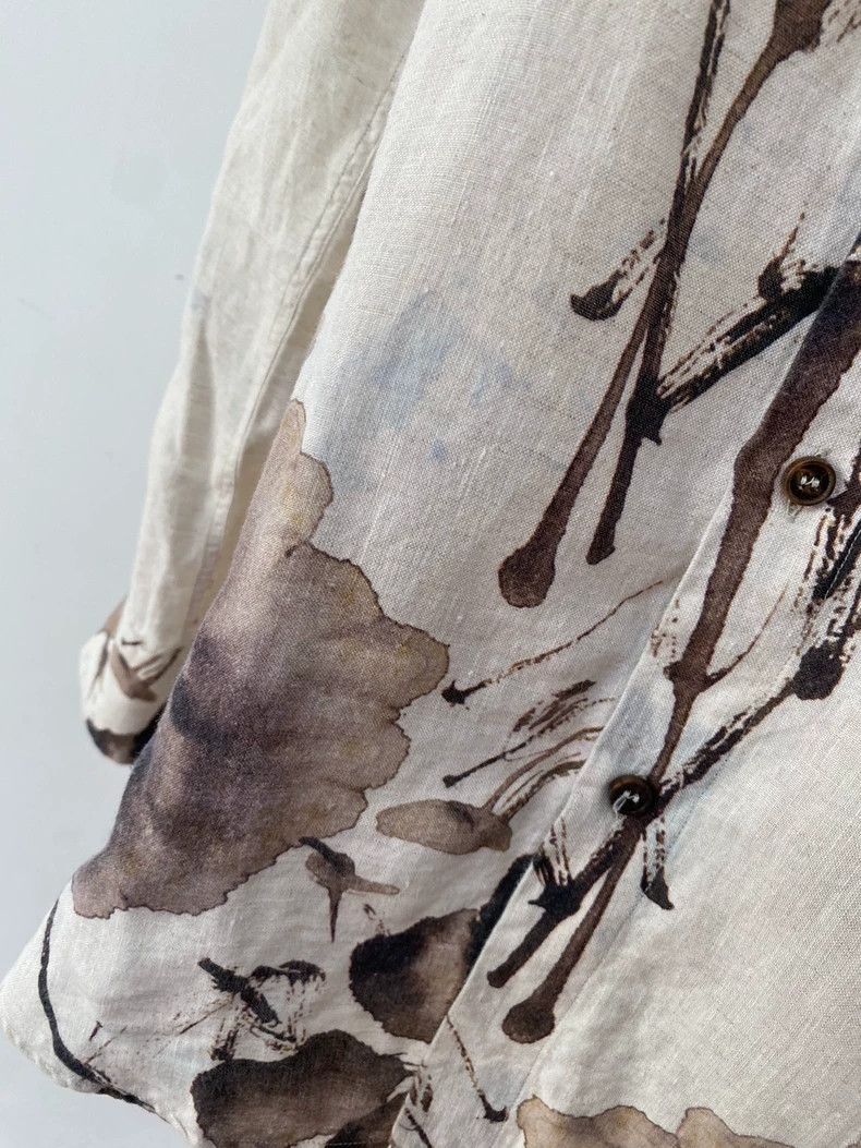 Vivienne Westwood Vivienne Westwood Green economy ink painting shirt Size M / US 6-8 / IT 42-44 - 3 Thumbnail