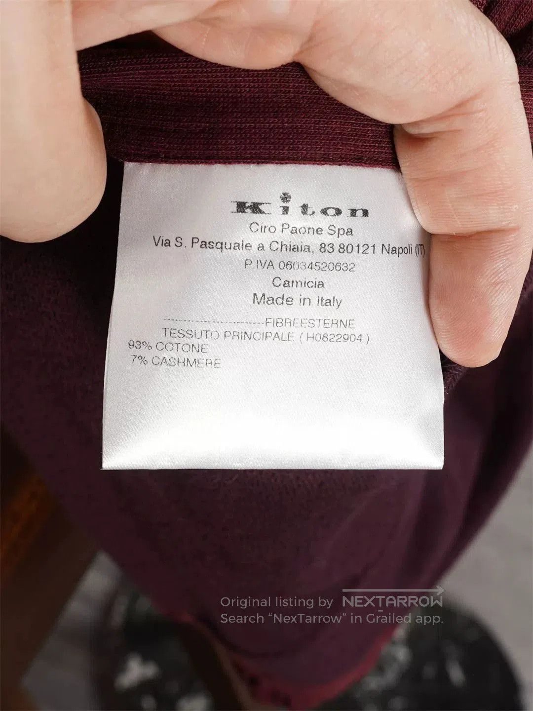 Kiton Kiton Hooded Sport Jacket in Cashmere Blend. Size US S / EU 44-46 / 1 - 9 Thumbnail