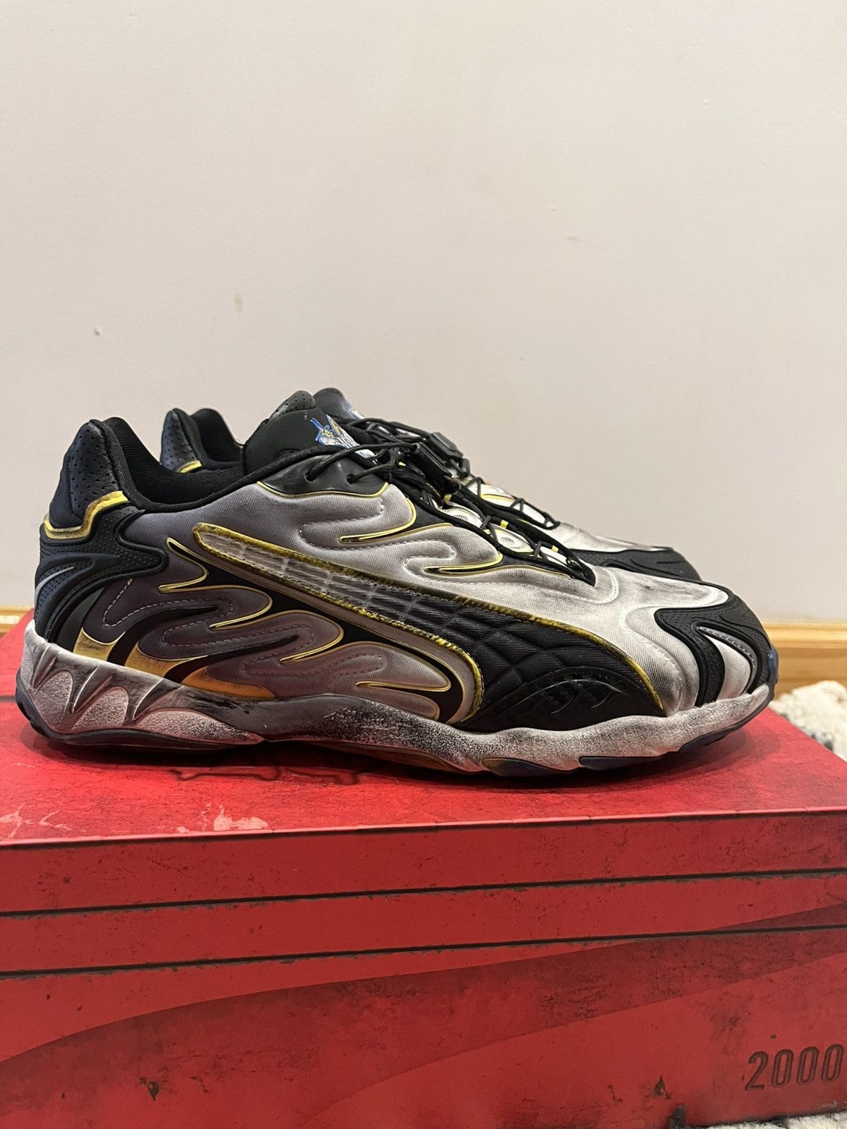 A$AP Rocky × Puma Puma x A$AP ROCKY Inhale DSTRD NPNE warm white/grey/black Size US 10 / EU 43 - 1 Thumbnail