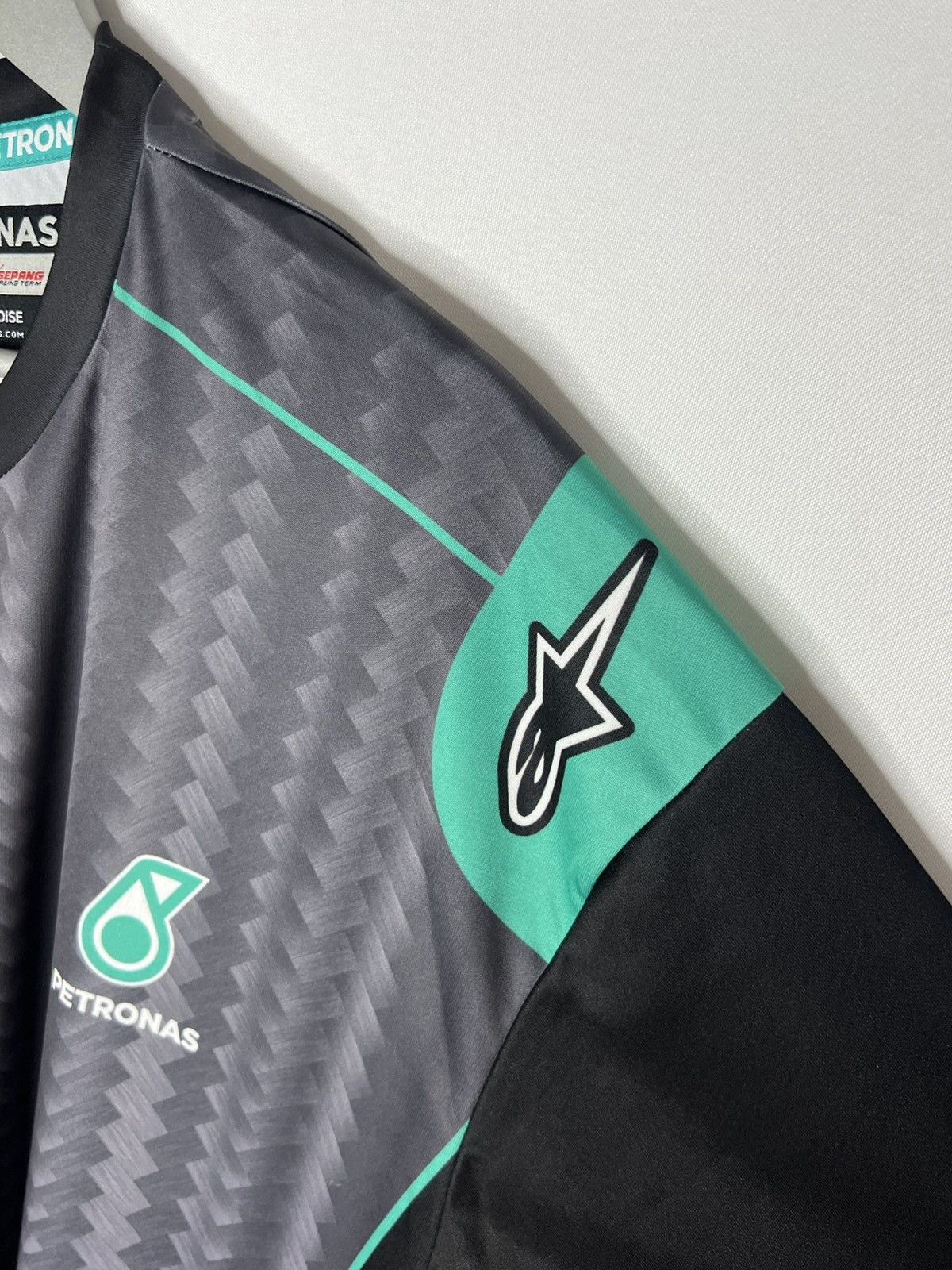Mercedes-Benz Petronas Yamaha Big Logo Racing Tee T-Shirt F1 Team Sponsors Size US XXL / EU 58 / 5 - 9 Thumbnail