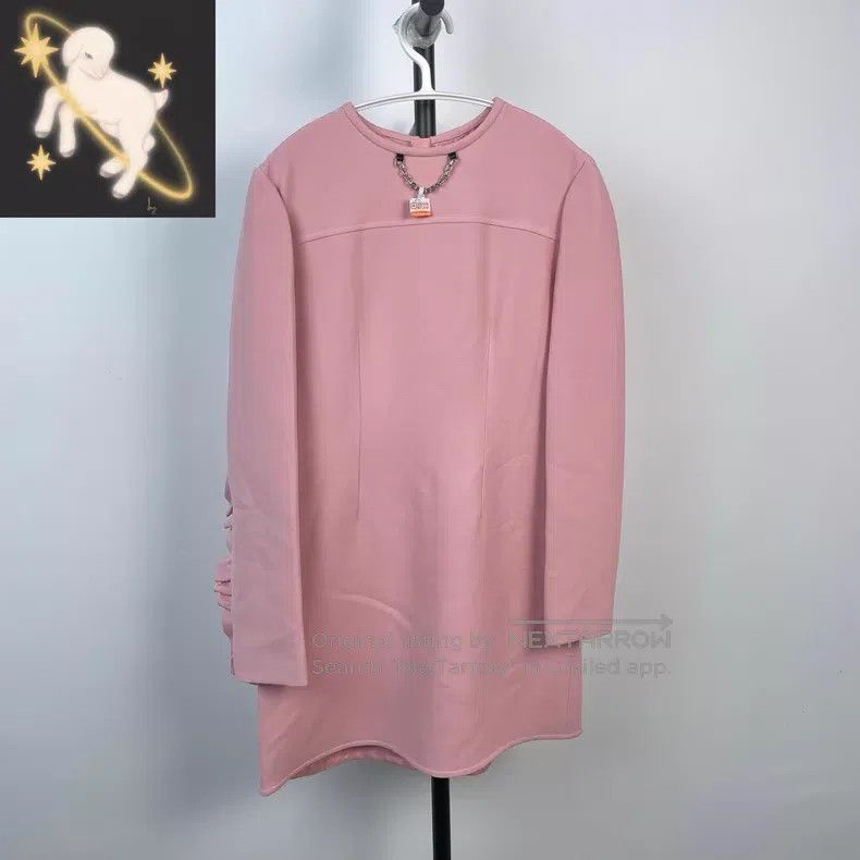 Louis Vuitton Louis Vuitton Pink wool mulberry silk dress Size XS / US 0-2 / IT 36-38 - 1 Thumbnail