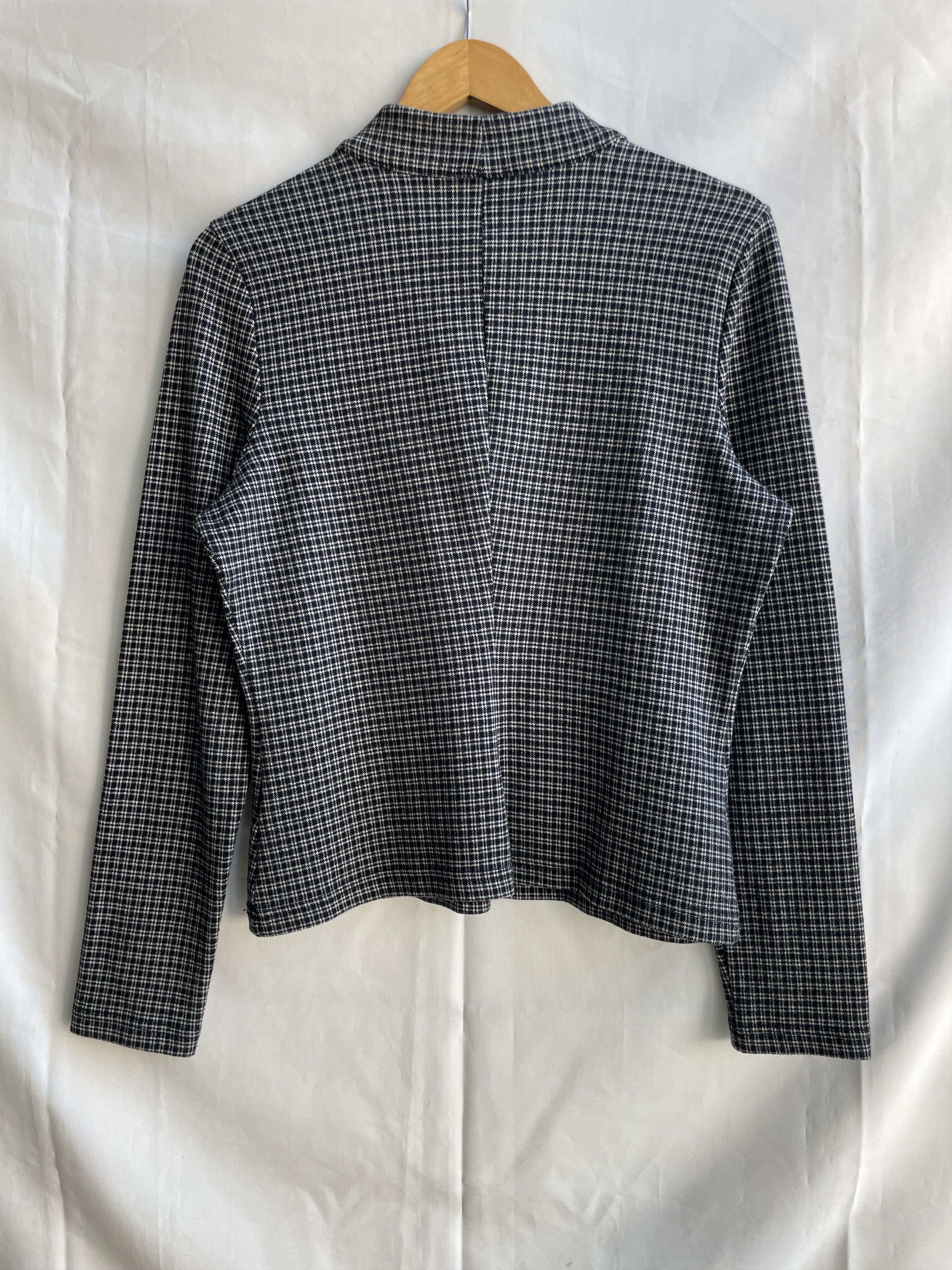 ME+EM Me+Em Ponte Check Half Zip Pullover Size UK 14/ US 10/EUR 42 Size L / US 10 / IT 46 - 2 Thumbnail