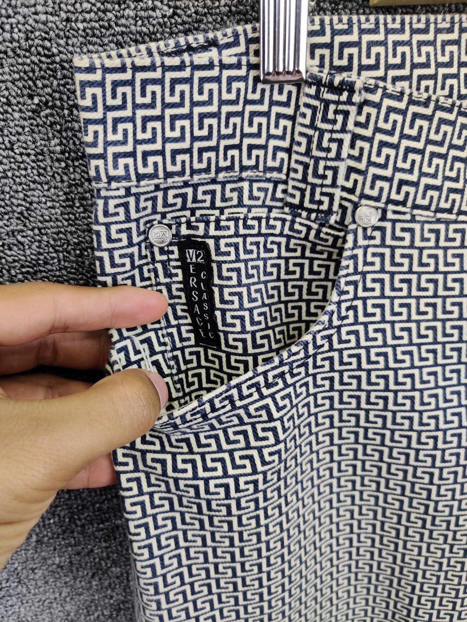 Versace Vintage Versace Classic V2 Monogram Trousers Loose Pants Size US 31 - 6 Thumbnail