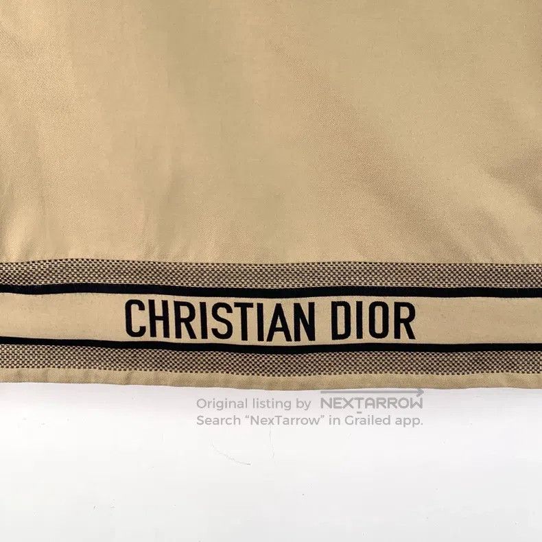 Dior Dior Brown bee embroidery cotton lapel single-breasted lon Size XXS / US 00 / IT 34 - 5 Thumbnail