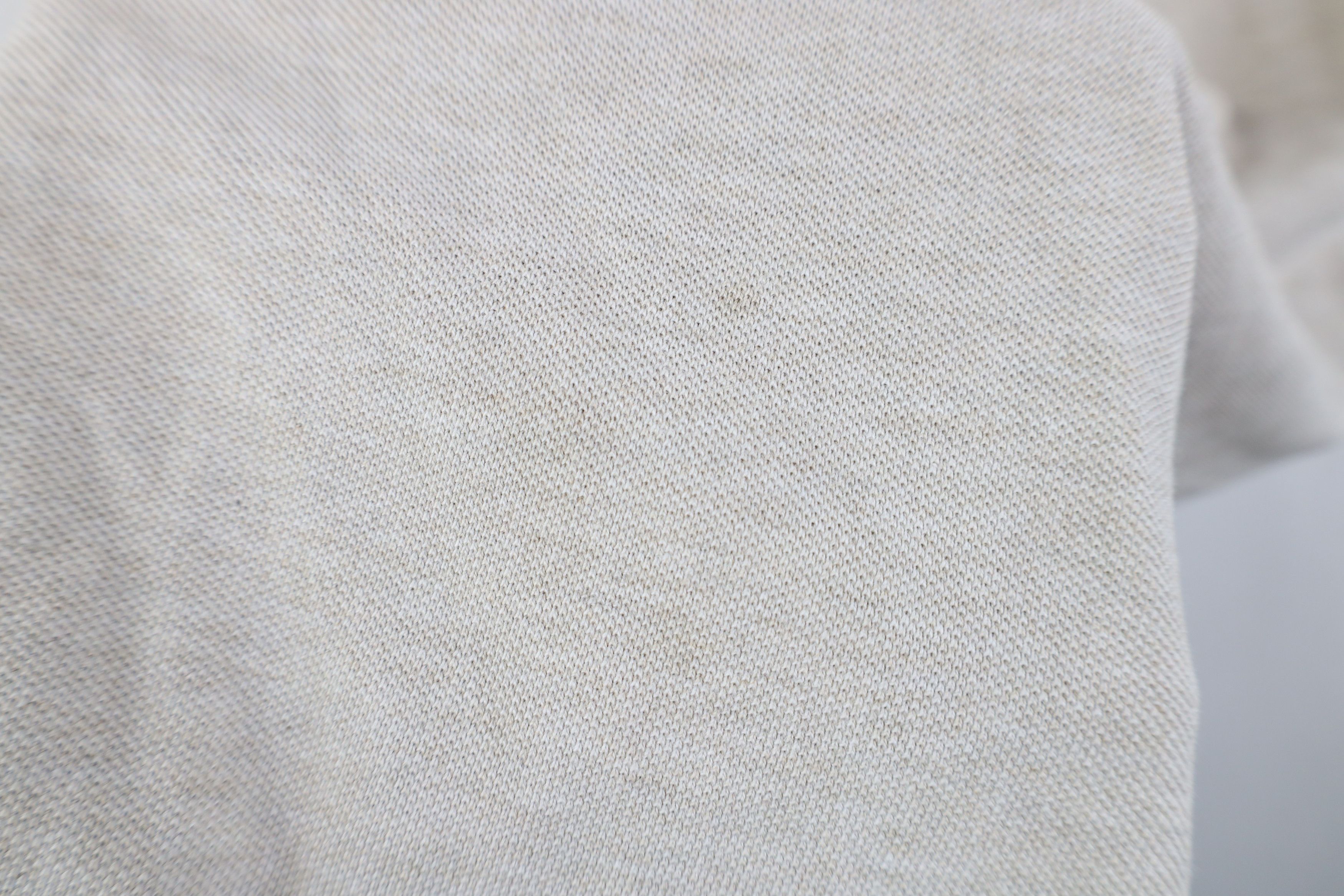 Ralph Lauren Vinage 90s Ralph Lauren Knit Collared Golf Polo Shirt Beige Size US XL / EU 56 / 4 - 11 Thumbnail