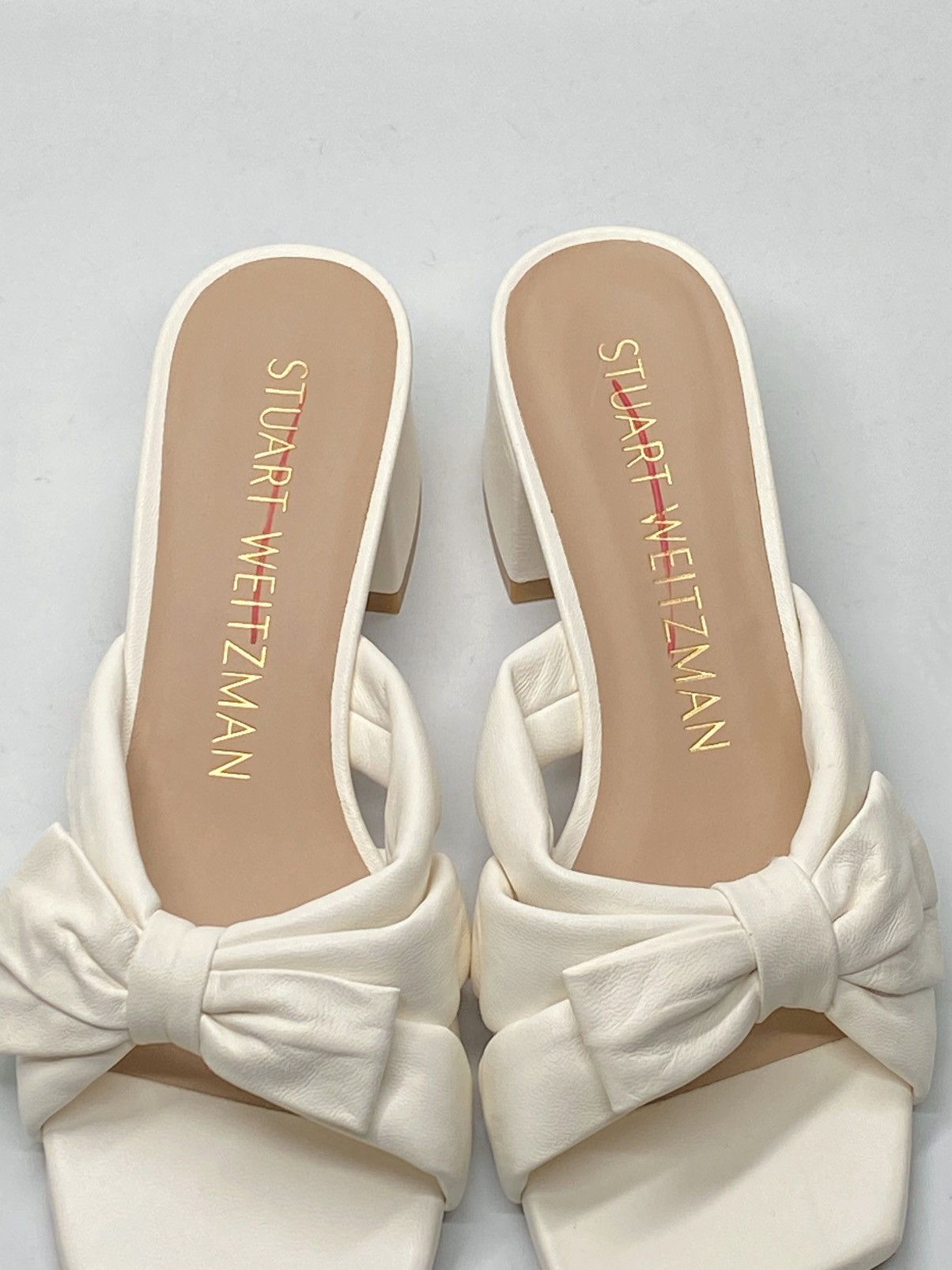 Stuart Weitzman Stuart Weitzman Slip On Bow Sandals size 7 Size US 7 / IT 37 - 3 Thumbnail
