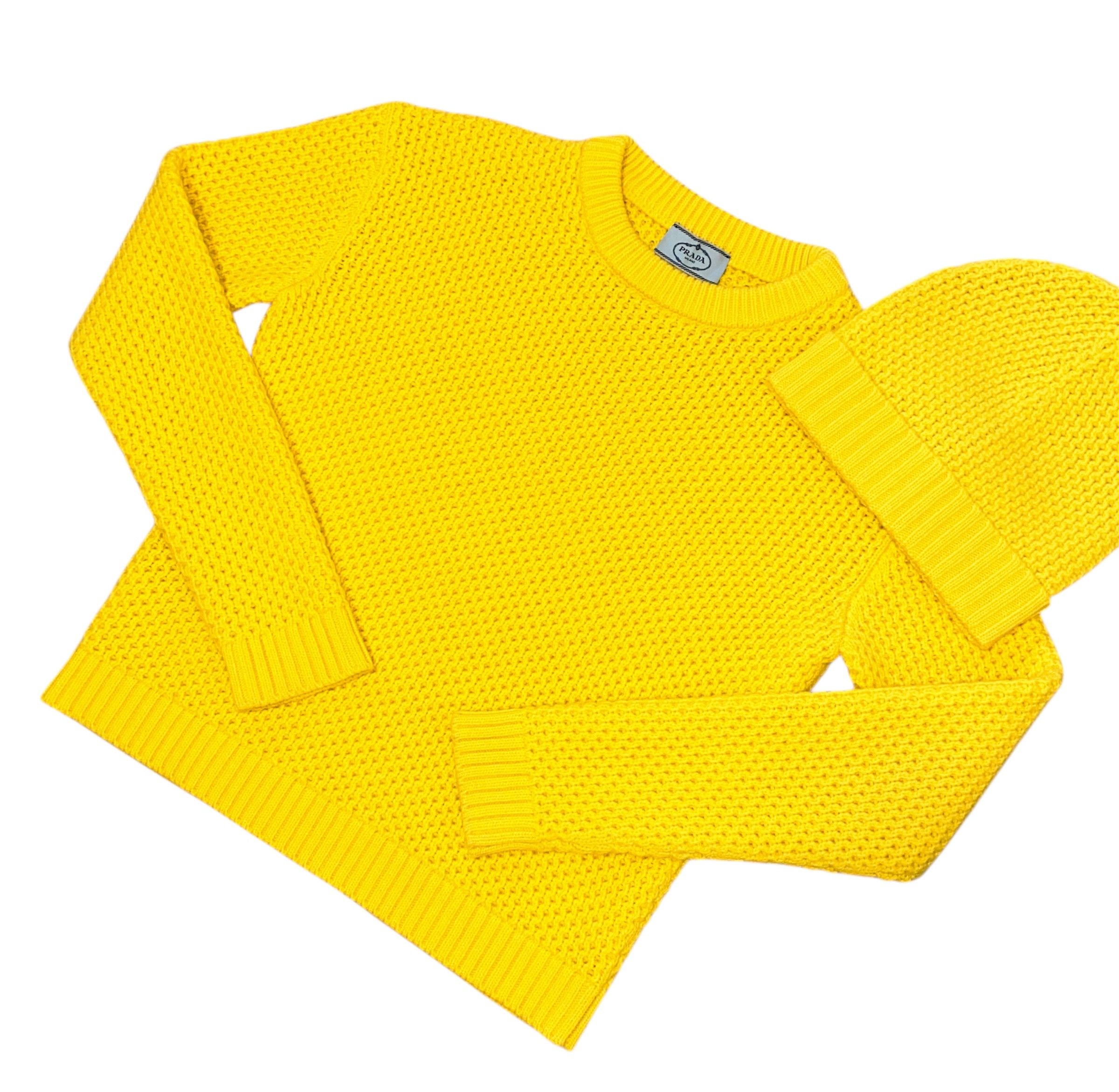 Prada Prada 70% Virgin Wool 30% Cashmere Crew Neck Knit Sweater Size XS / US 0-2 / IT 36-38 - 6 Thumbnail