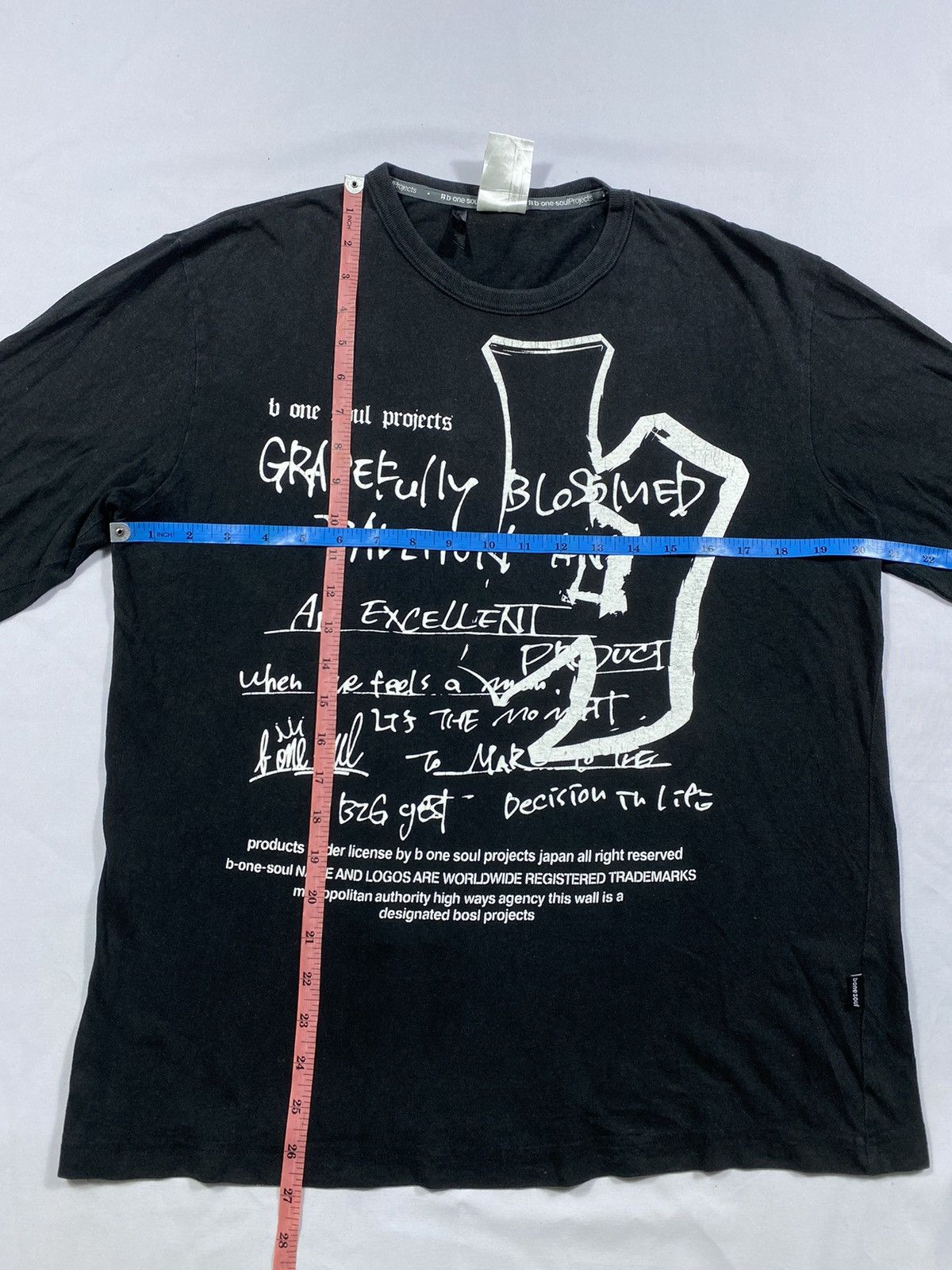 20471120 Japan B-One-Soul Seditionaries Punk Long Slevee Size US M / EU 48-50 / 2 - 8 Thumbnail