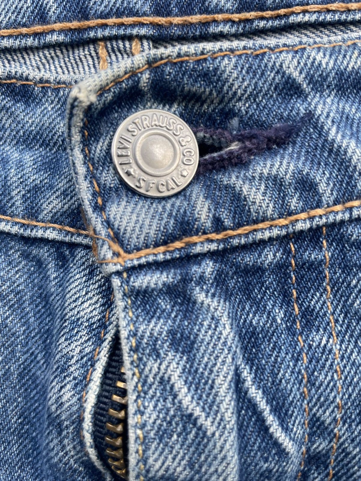 If Six Was Nine × Levi's Levis 511 E Distresed Denim Size US 32 / EU 48 - 19 Thumbnail