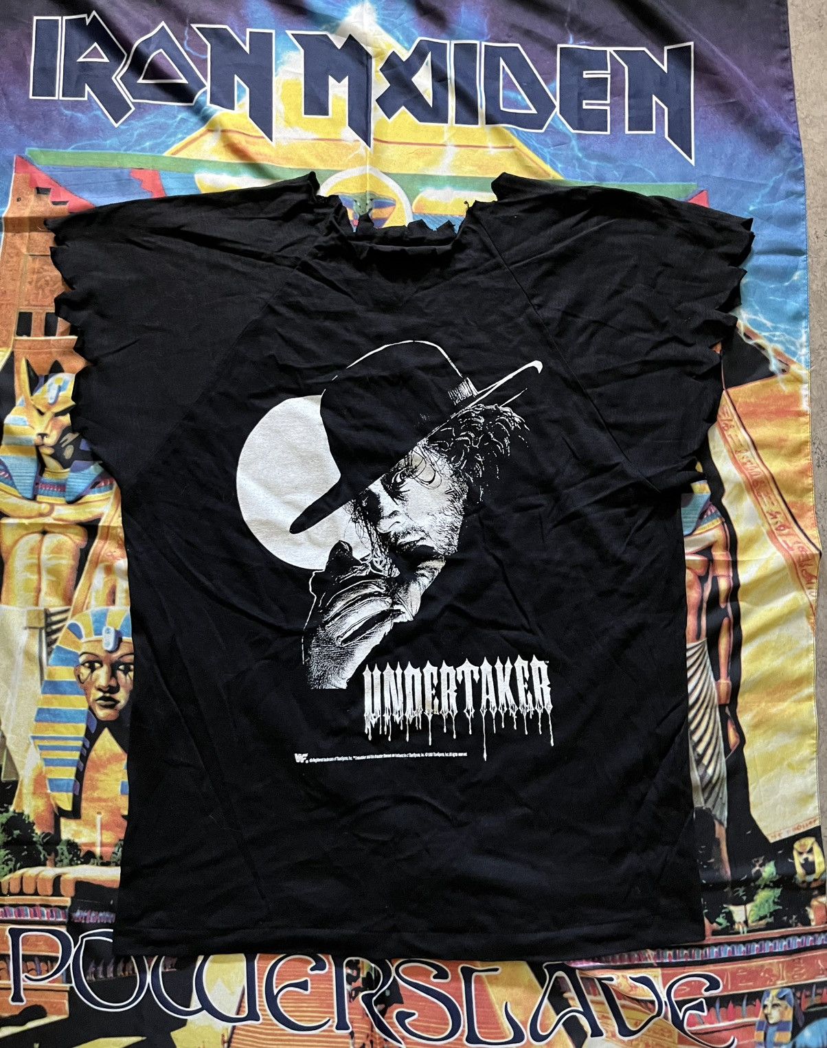 Vintage × WWE × WWF Vintage Undertaker Wrestling Shirt 90s Size US M / EU 48-50 / 2 - 1 Thumbnail
