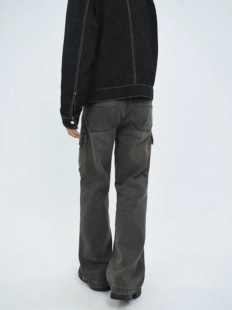 Japanese Brand × Jean High Street Vintage Washed Workwear Jeans Size US 32 / EU 48 - 3 Thumbnail