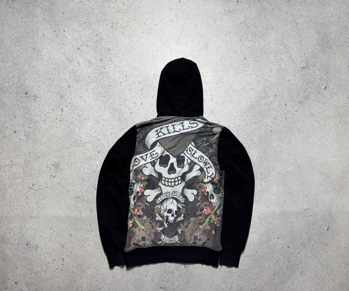 Ed Hardy Ed Hardy Women’s Full Zip Hoodie Skulls Love Kills Vintage Size M / US 6-8 / IT 42-44 - 1 Thumbnail