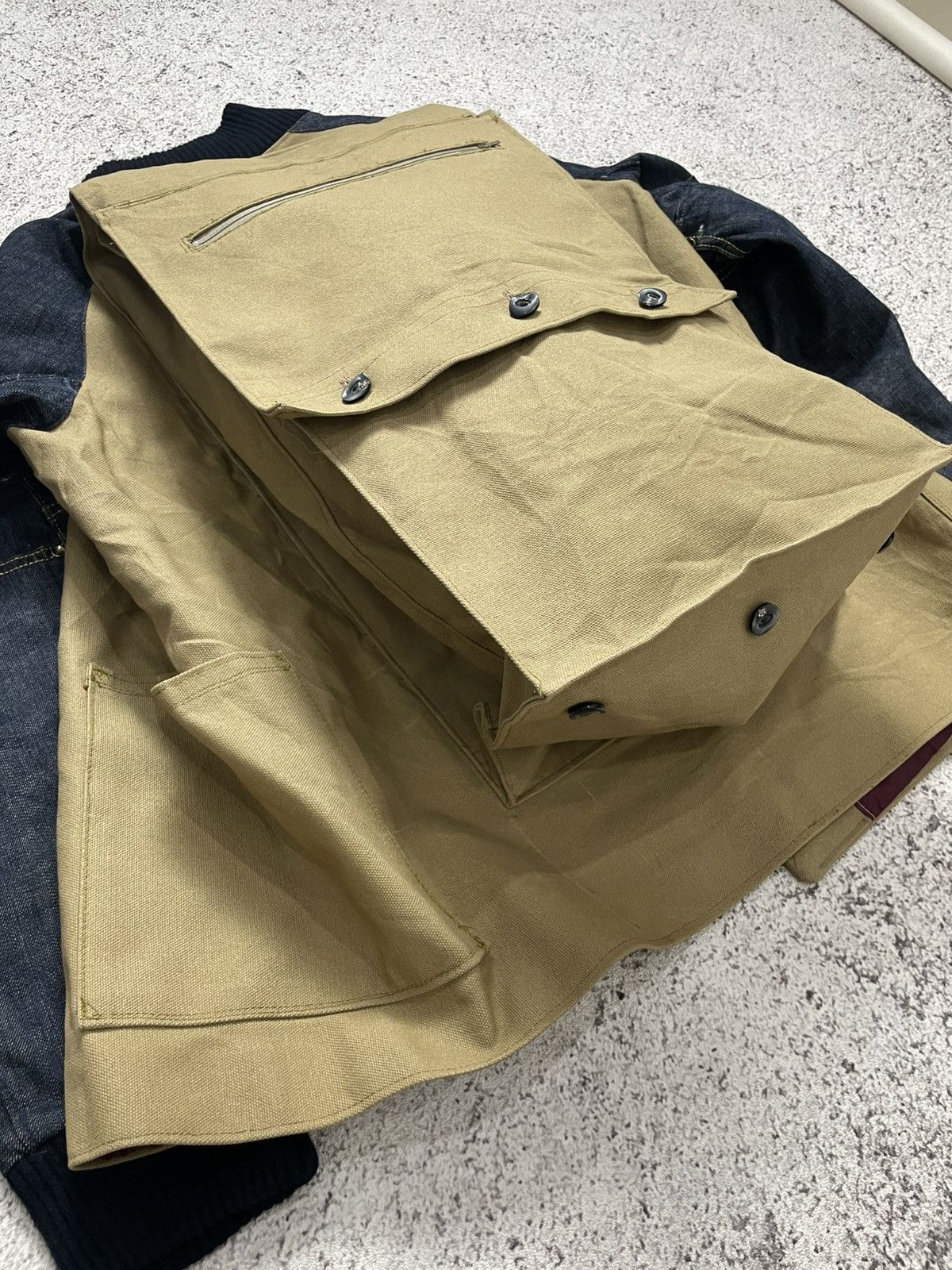 Vintage Utility canvas duck reworked workwear cargo jacket Size US L / EU 52-54 / 3 - 4 Thumbnail