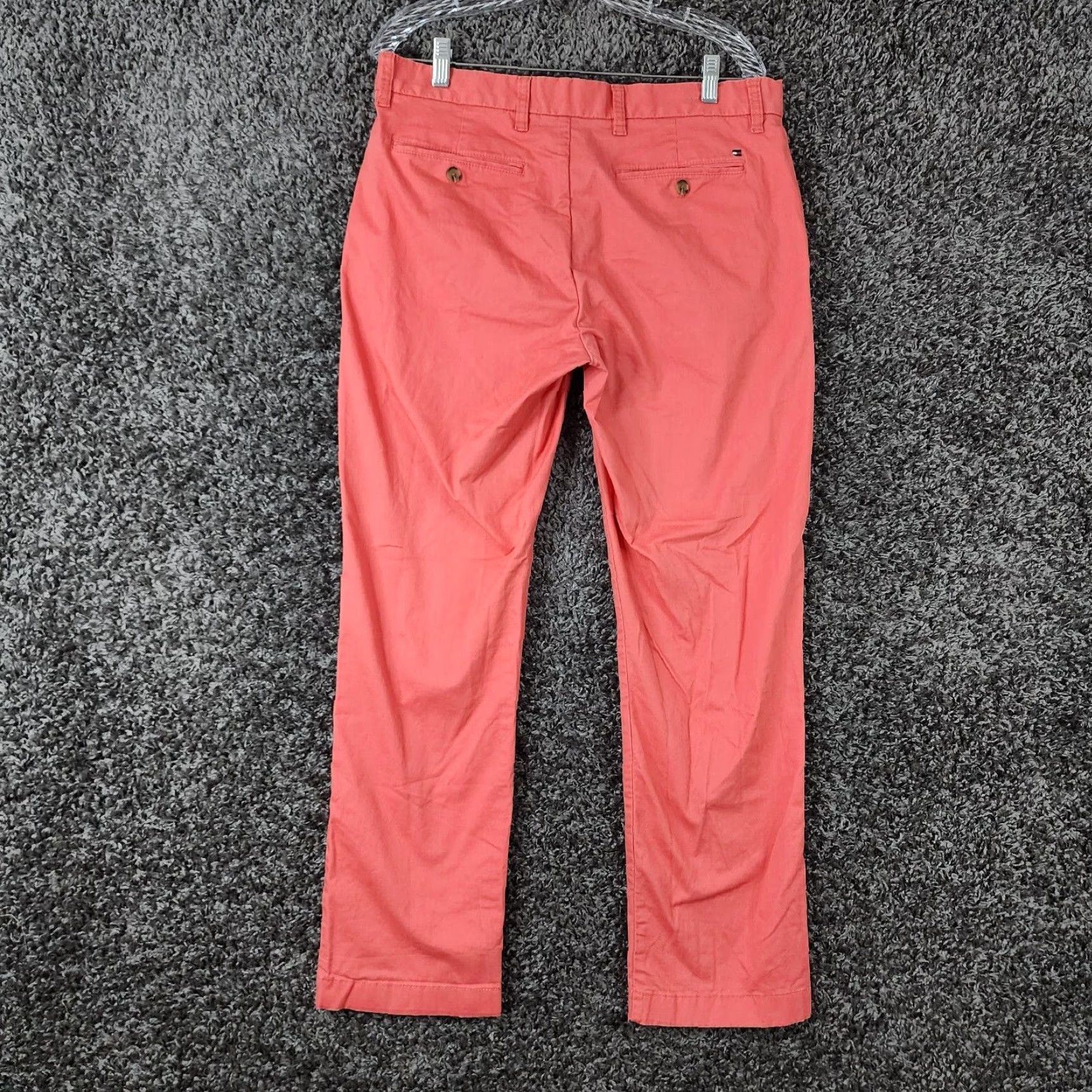 Tommy Hilfiger Tommy Hilfiger Pants - Men - Pink Chino - Straight Leg - Custom Fit - Size 34x30 Size US 34 / EU 50 - 6 Thumbnail