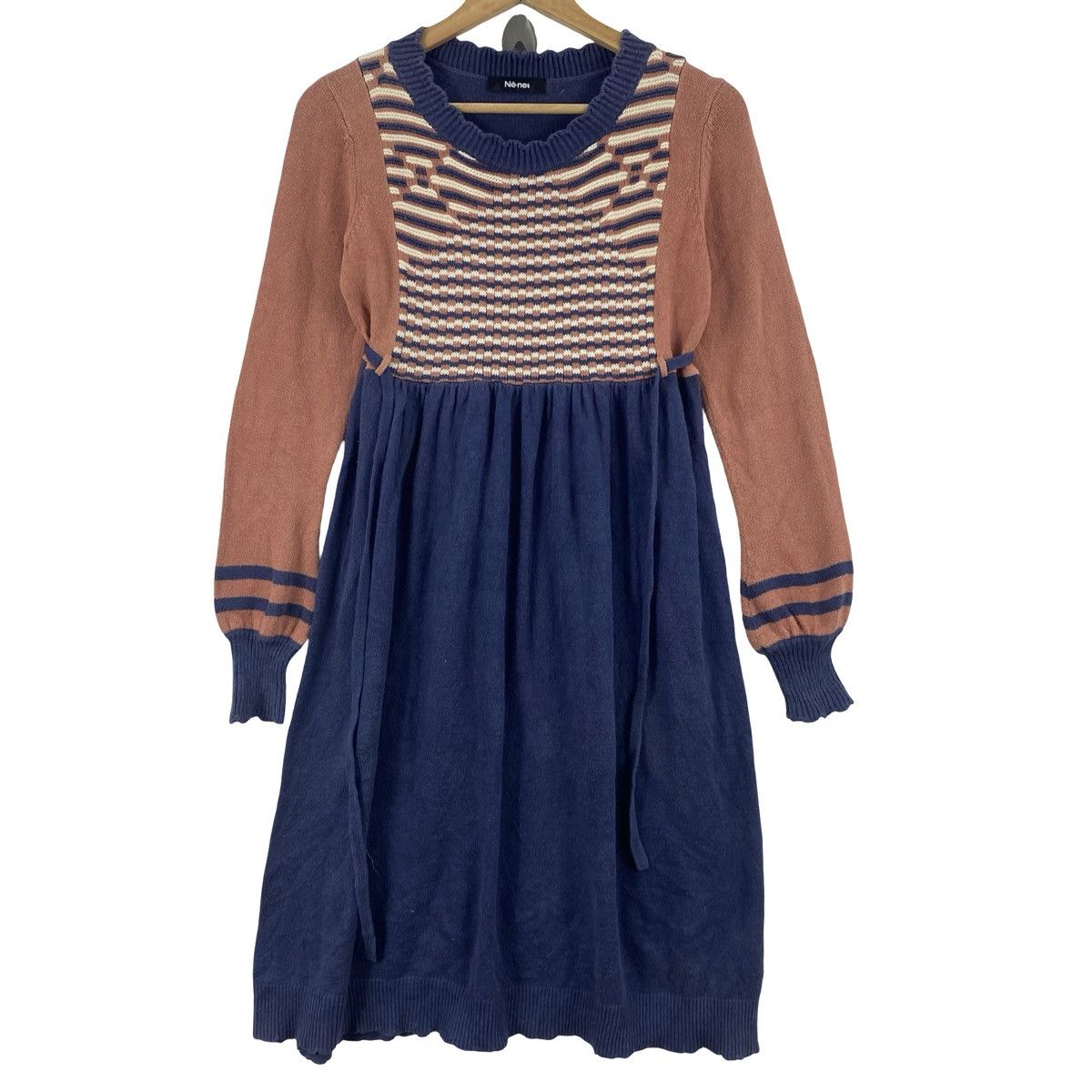 Ne-Net Vintage NE-NET Knit Sweater Dress Rust Long Sleeve Fair Size M / US 6-8 / IT 42-44 - 5 Thumbnail