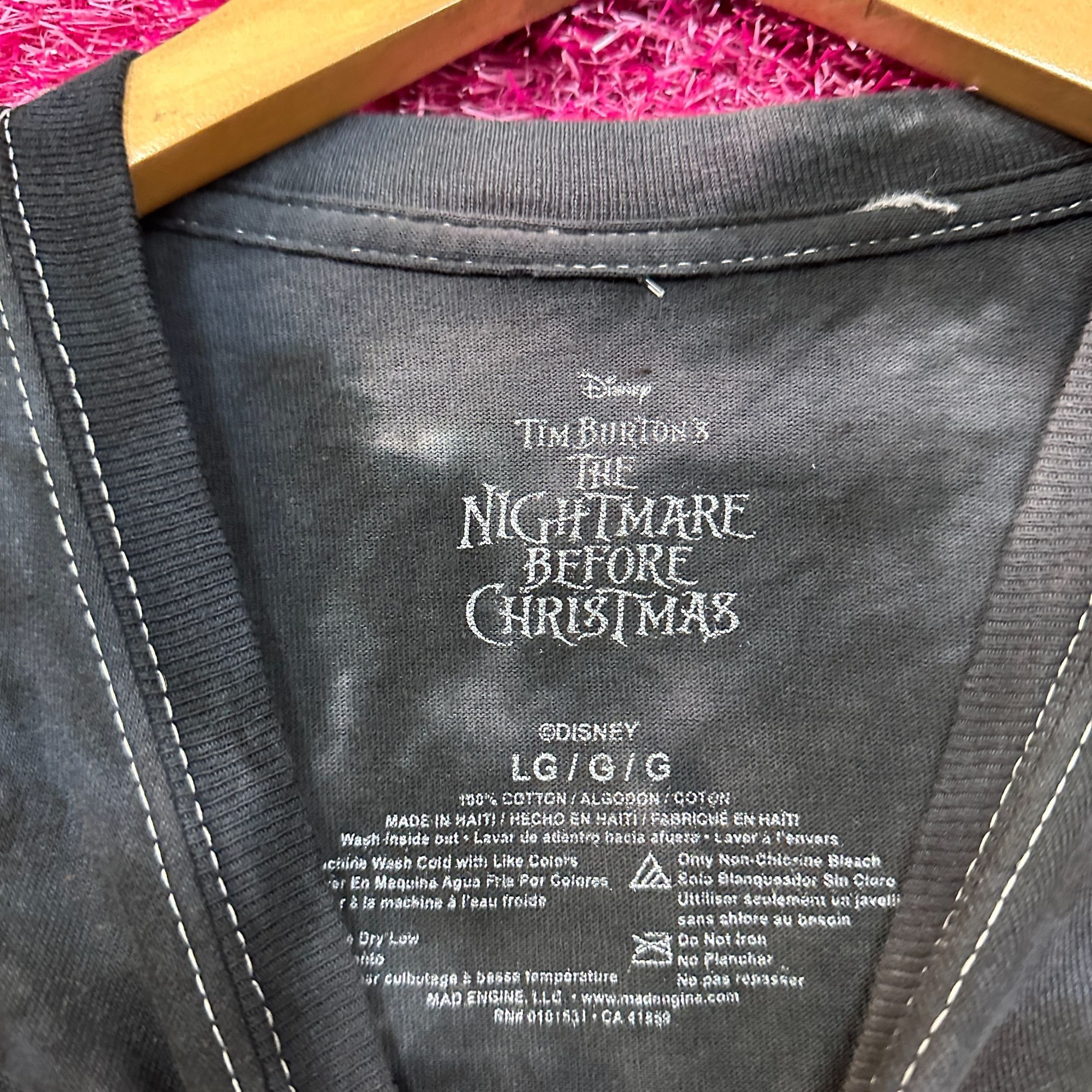 Disney Jack Skellington Nightmare Before Christmas Disney Tie Dye L Size US L / EU 52-54 / 3 - 4 Thumbnail
