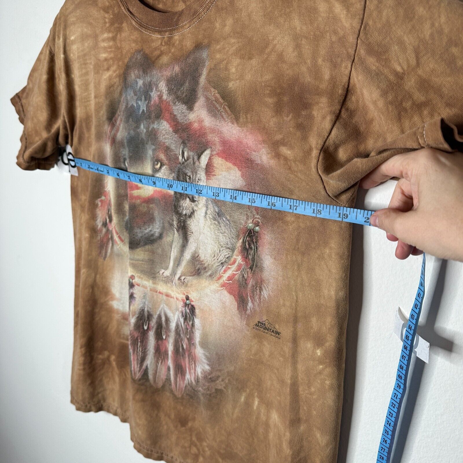 The Mountain The Mountain Wolves USA Dream Catcher Brown Tie Dye Tee Med Size M / US 6-8 / IT 42-44 - 8 Thumbnail