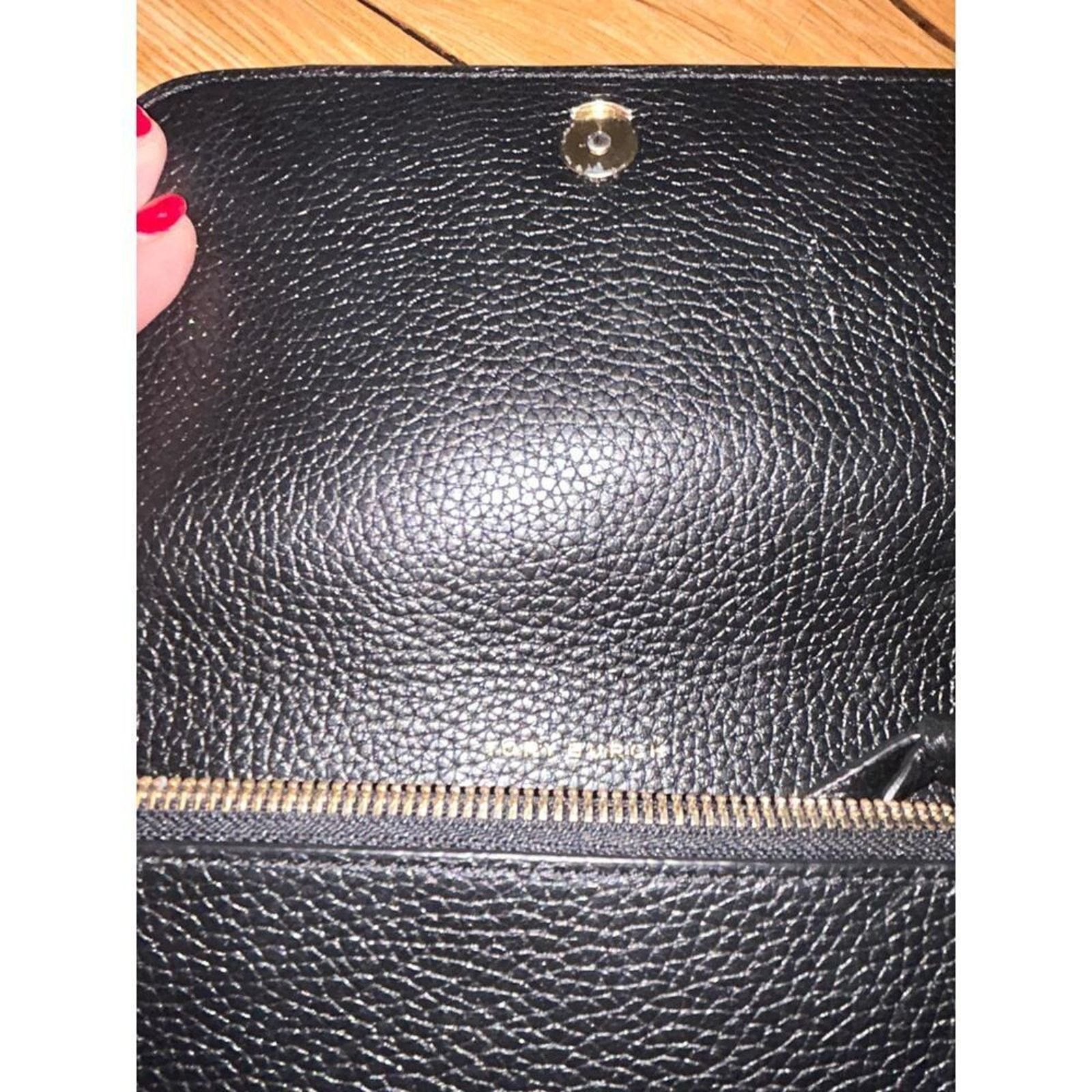 Tory Burch Preloved- Tory Burch Tory Burch Thea Black Crossbody Bag Size ONE SIZE - 6 Thumbnail