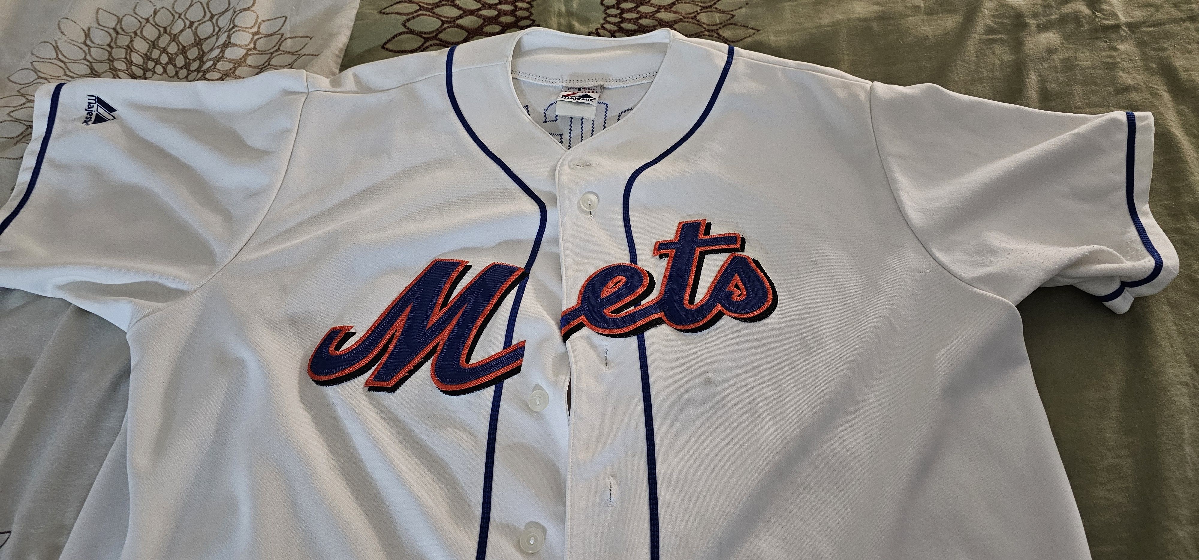 Majestic Mets David Wright White Jersey Size US XXL / EU 58 / 5 - 2 Thumbnail