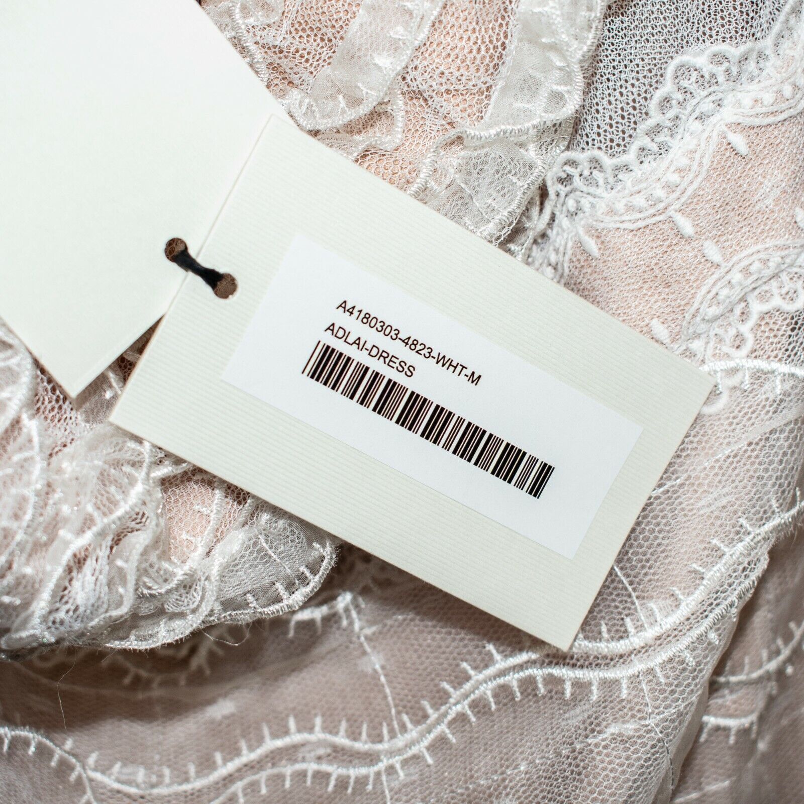 ALEXIS NEW ALEXIS Adlai Dress Mini White Sheer Lace Ruffle Medium Size M / US 6-8 / IT 42-44 - 5 Thumbnail