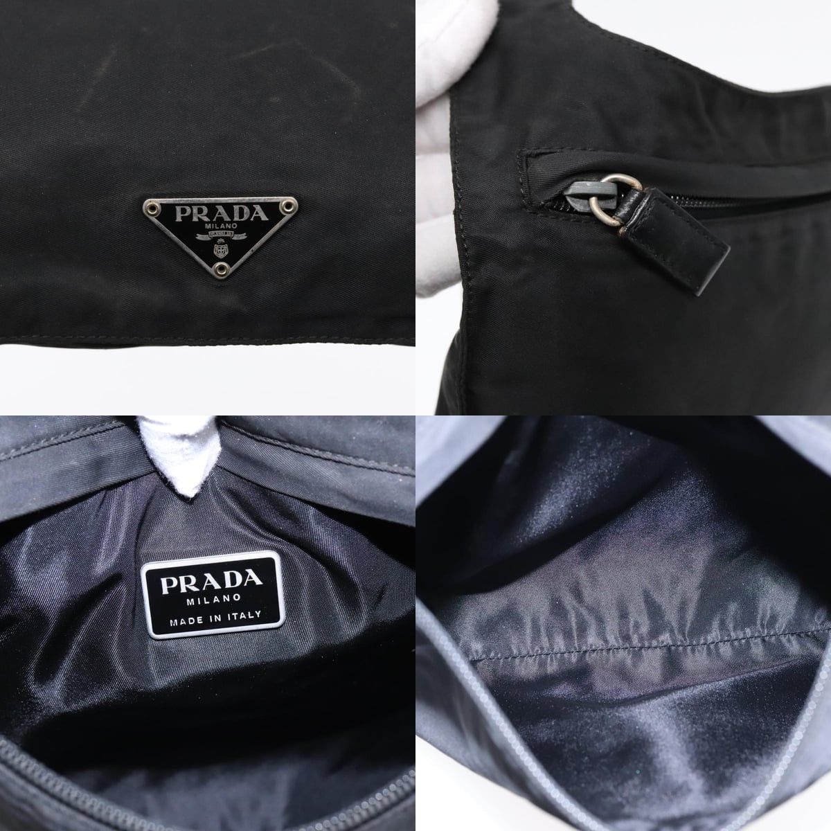 Prada PRADA Shoulder Bag Nylon Black Size ONE SIZE - 11 Thumbnail