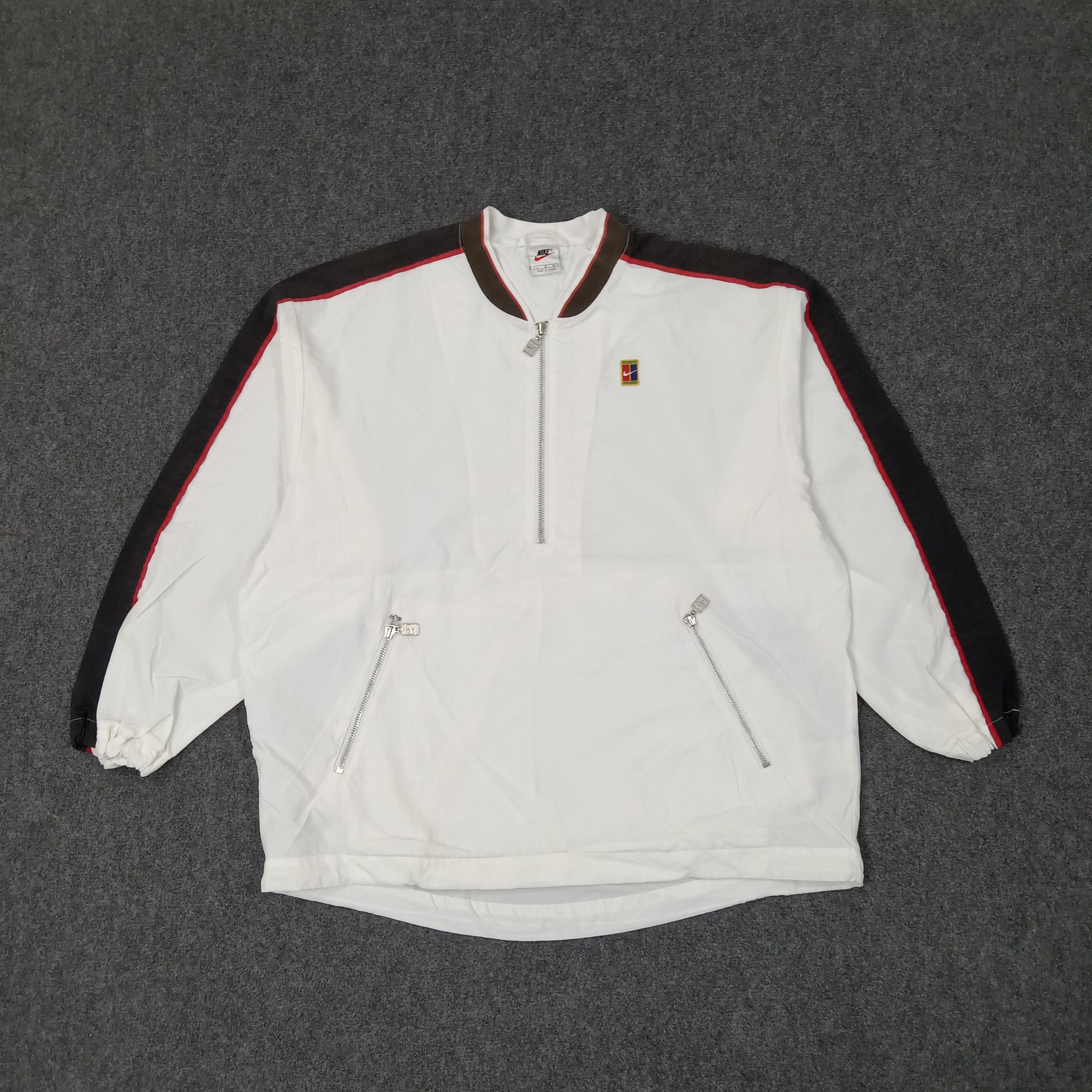 Nike Nike Court American Sport Windbreaker Sweatshirt C254N7 Size US L / EU 52-54 / 3 - 1 Thumbnail