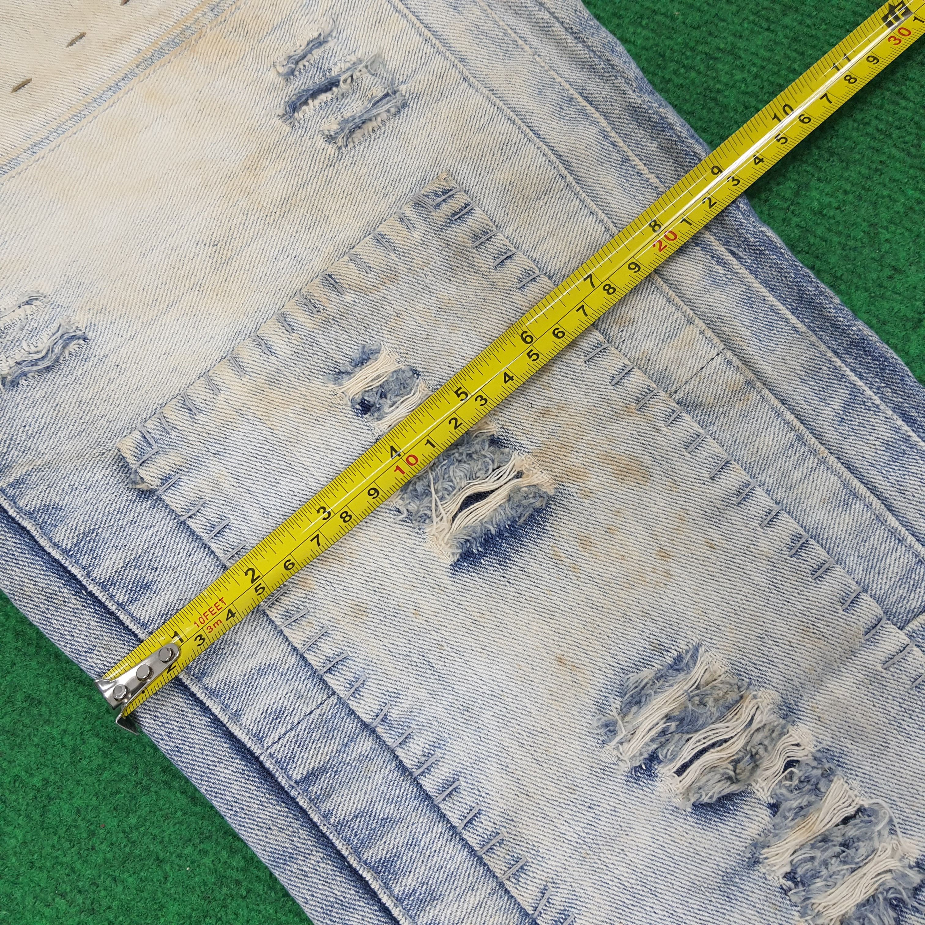 Designer × Satisfy × Vintage Vintage Satisfy Denim Rework Style Jeans Size US 30 / EU 46 - 15 Thumbnail