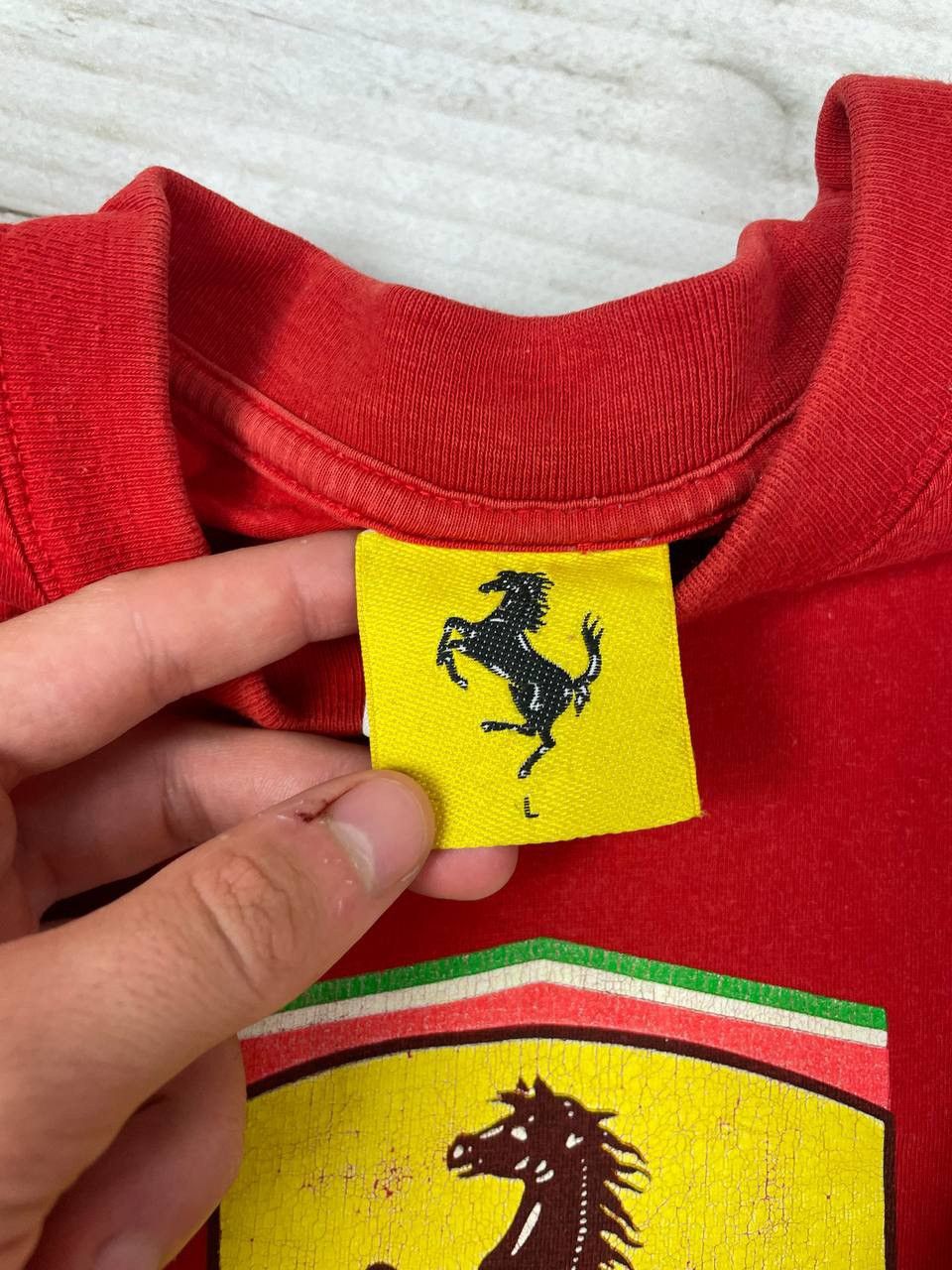 Ferrari Vintage Ferrari Racing F1 T-Shirt 90s Big Logo Size US L / EU 52-54 / 3 - 4 Thumbnail