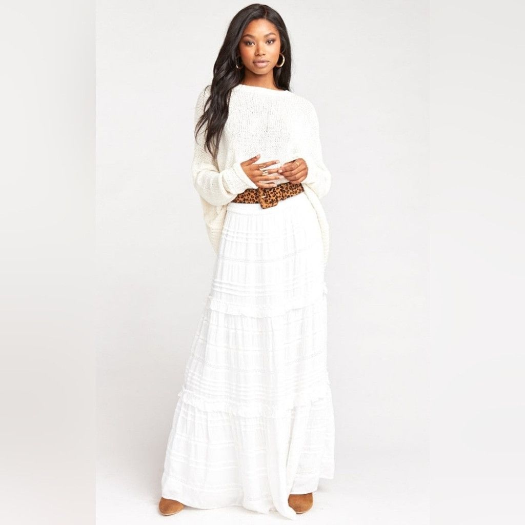 Show Me Your MuMu Show Me Your Mumu Anya Sweater ~ Off White Knit Size XS / US 0-2 / IT 36-38 - 5 Thumbnail