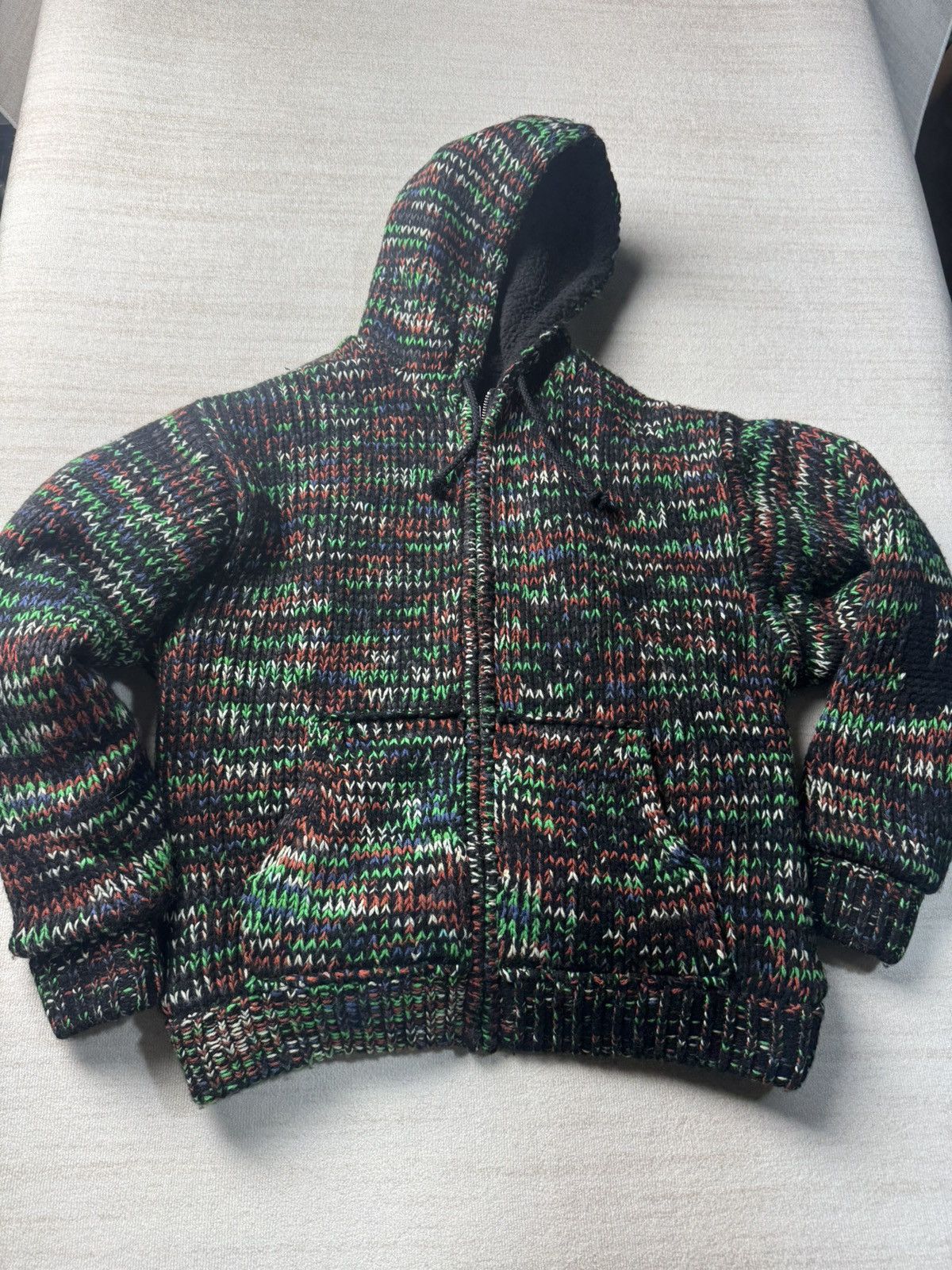 Supreme Faux shearling lined zip up hooded sweater Size US M / EU 48-50 / 2 - 4 Thumbnail