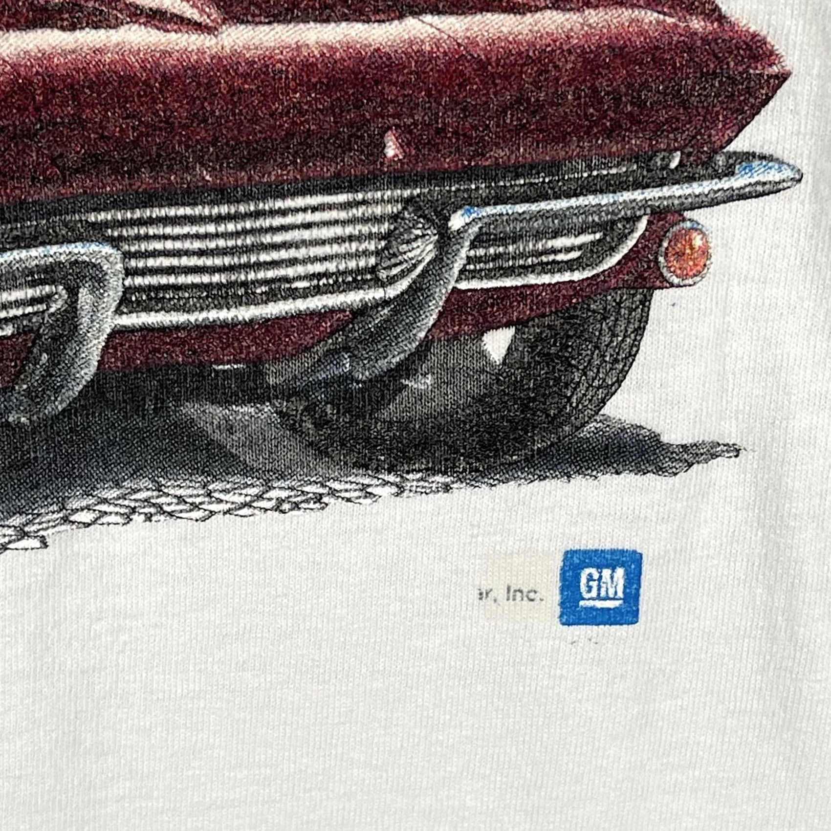 Fruit Of The Loom VINTAGE Fruit Of The Loom Shirt Mens Large White Corvette Dream Machine Graphic Tee Size US L / EU 52-54 / 3 - 5 Thumbnail