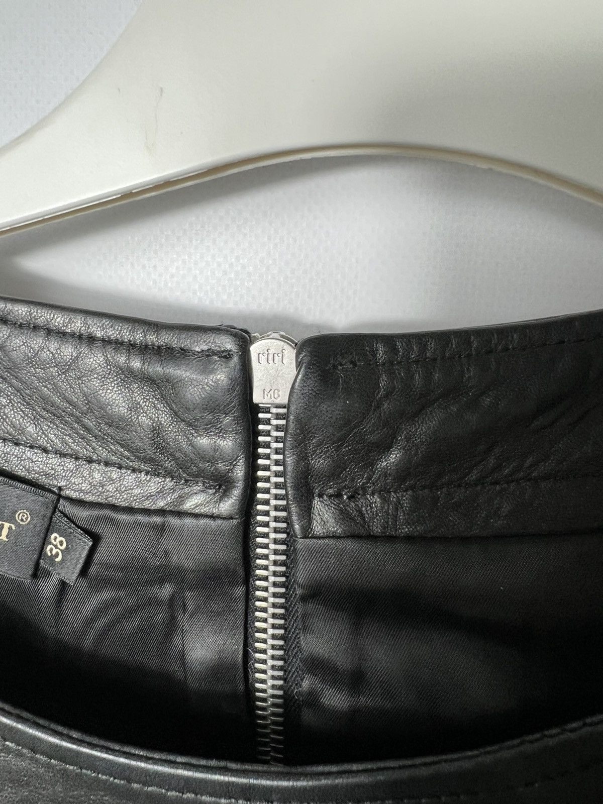 Vintage Vintage luxury designer Ventcouvert Leather Dress Size FR 38 Size S / US 4 / IT 40 - 5 Thumbnail