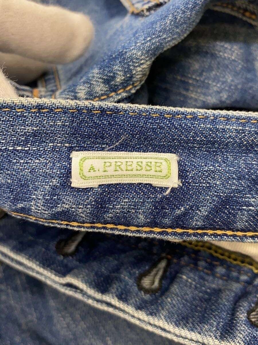 A.PRESSE Washed Denim Pants Size US 36 / EU 52 - 4 Thumbnail