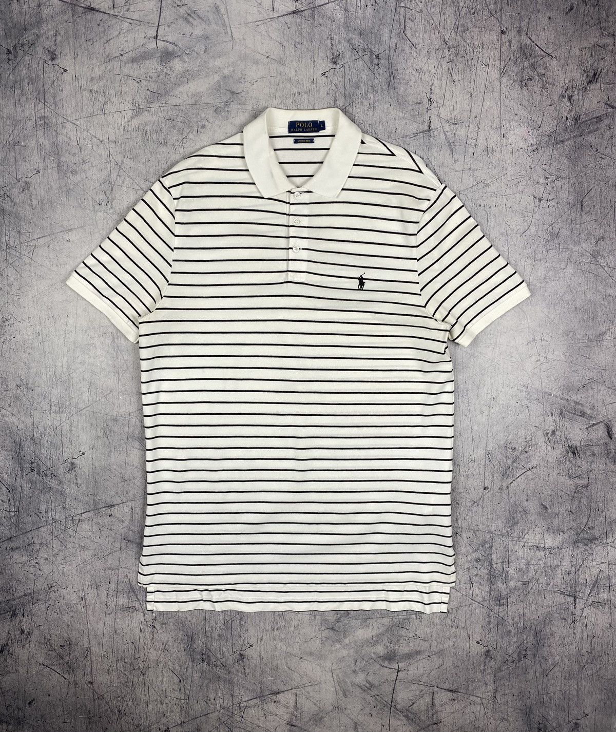 Polo Ralph Lauren Polo Ralph Lauren Striped Polo Shirt Size US L / EU 52-54 / 3 - 2 Thumbnail